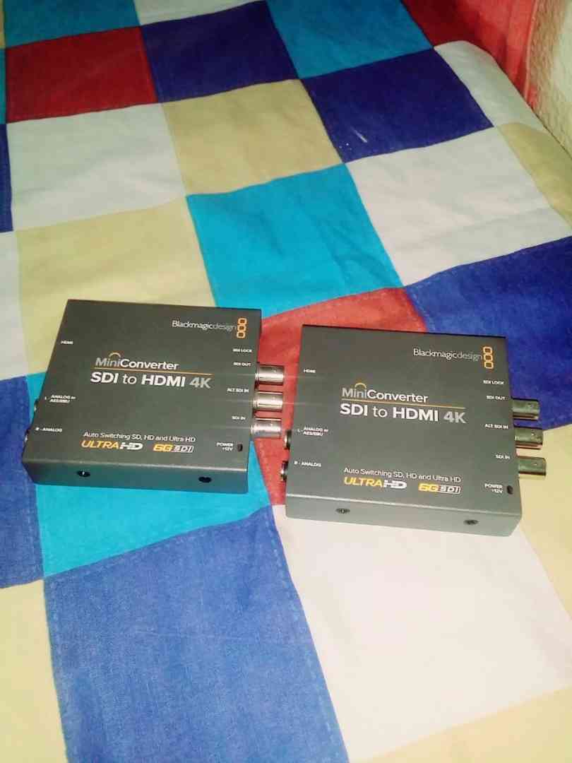 Black Magic Design (HDMI TO SDI, SDI TO HDMI Converter)
لا تنسَ أنك شاهدت هذا الإعلان في عنكبوت...