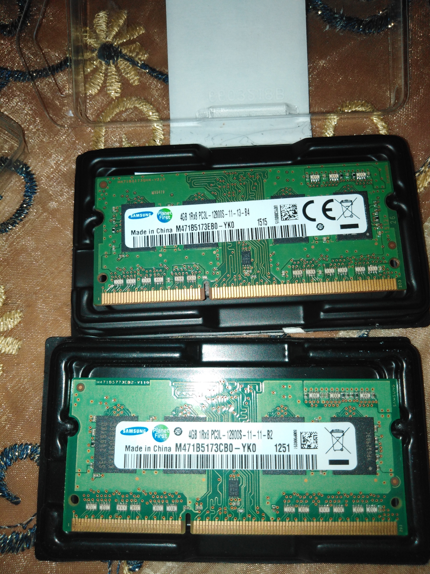 رامات لابتوب ddr3سعة 4 جيجا pc3l 12800sتردد 1600
لا تنسَ أنك شاهدت هذا الإعلان في عنكبوت
راما...