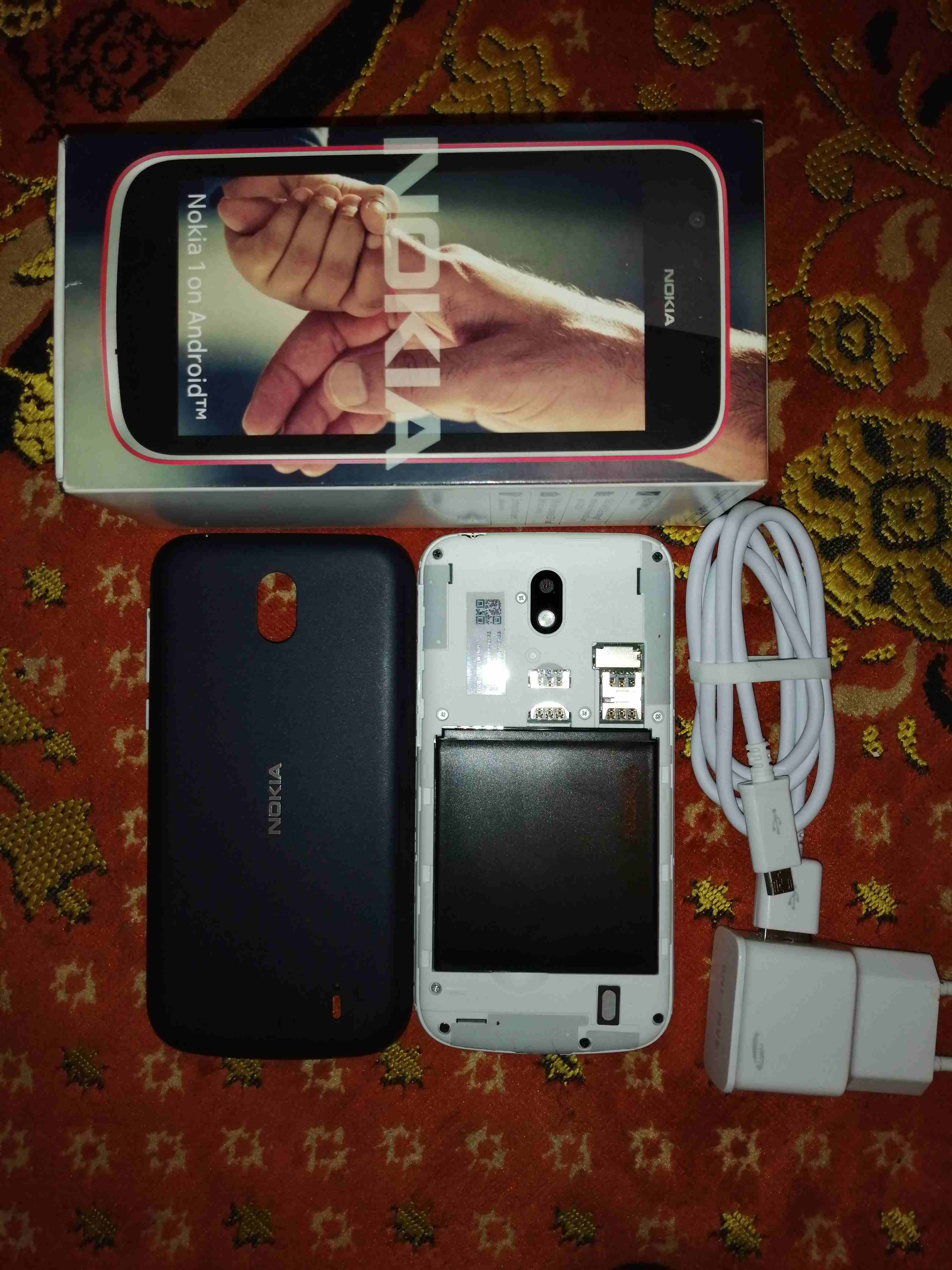 تستخدم إلى حد ما نوكيا 1 بعد البيع شاحن سامسونج وليس سماعة الرأس. <>. Nokia 1
لا تنسَ أنك شاهدت هذا الإعلان في عنكبوت...