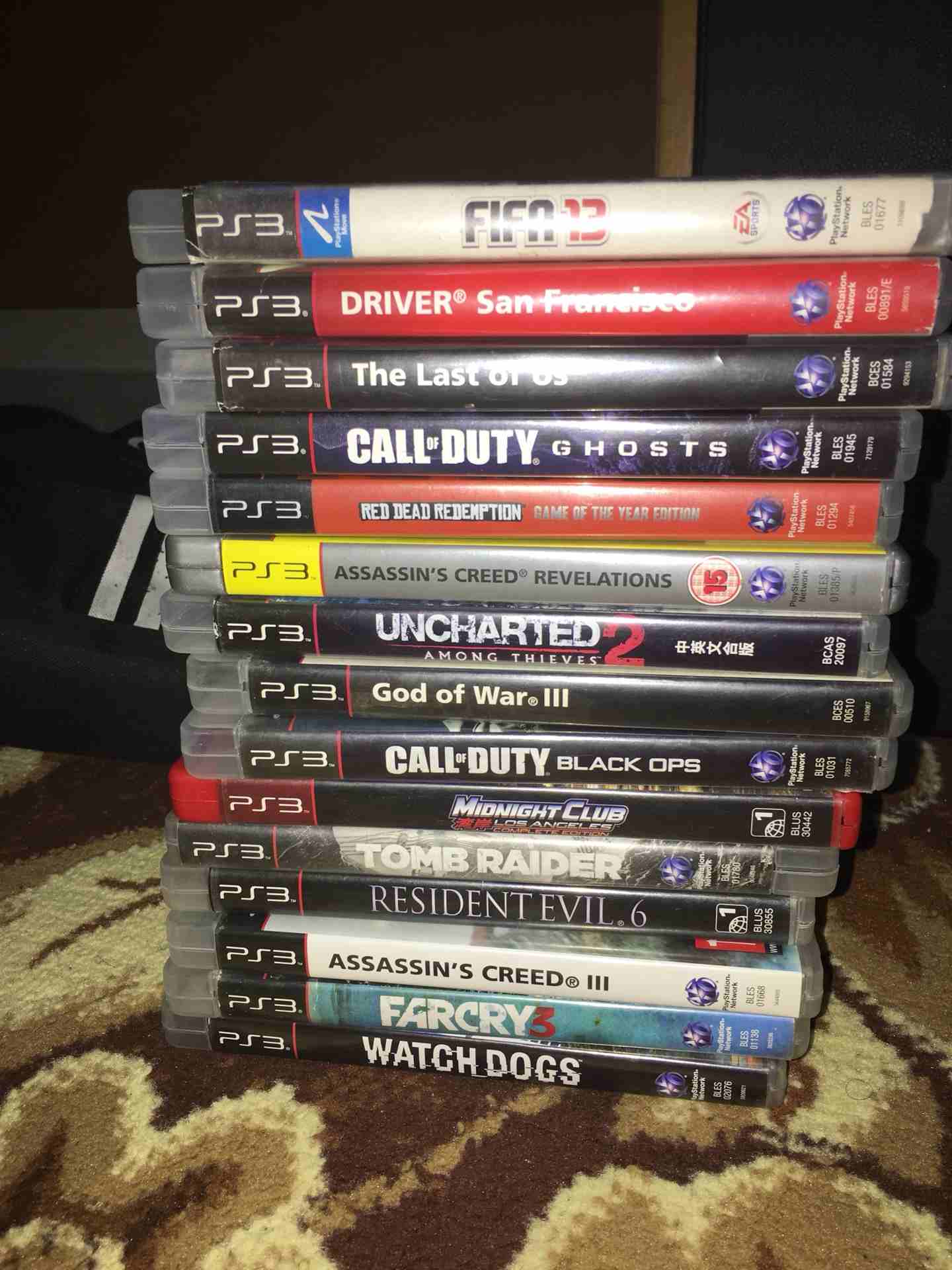 سيديهات بليستيشن 3                                            


	 				لا تنسَ أنك شاهدت هذا الإعلان في عنكبوت            
	 				
                            من اجمل العاب ps3 
السعر من 5 ل 10 حسب...