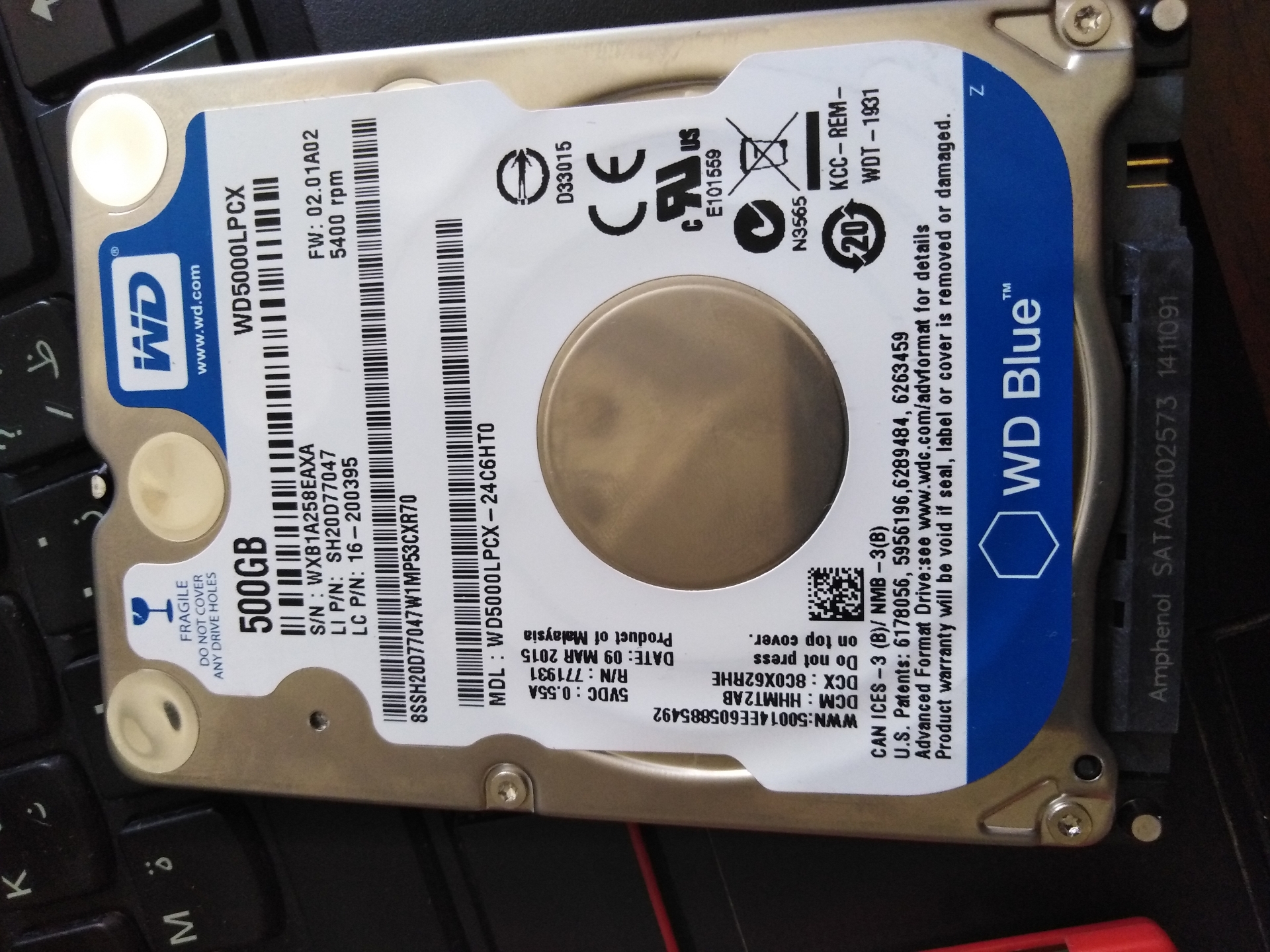 هاردسك عدد 2 wd 1 تيرا و 500 جيجا مع وندوز 10 برو                                            


	 				لا تنسَ أنك شاهدت هذا الإعلان في عنكبوت            
	 				
                                هار...