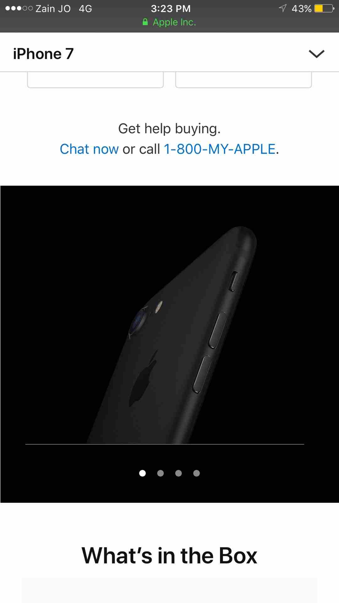 iphone 7 (265 gb) Black
لا تنسَ أنك شاهدت هذا الإعلان في عنكبوت
Iphone new white Garanti
ايفون...