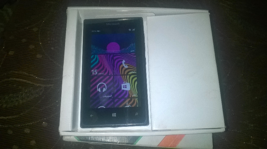 Nokia Lumia 532                                            


	 				لا تنسَ أنك شاهدت هذا الإعلان في عنكبوت            
	 				
                                نوكيا لوميا 532
رام 1جيجا
ذاكره داخ...