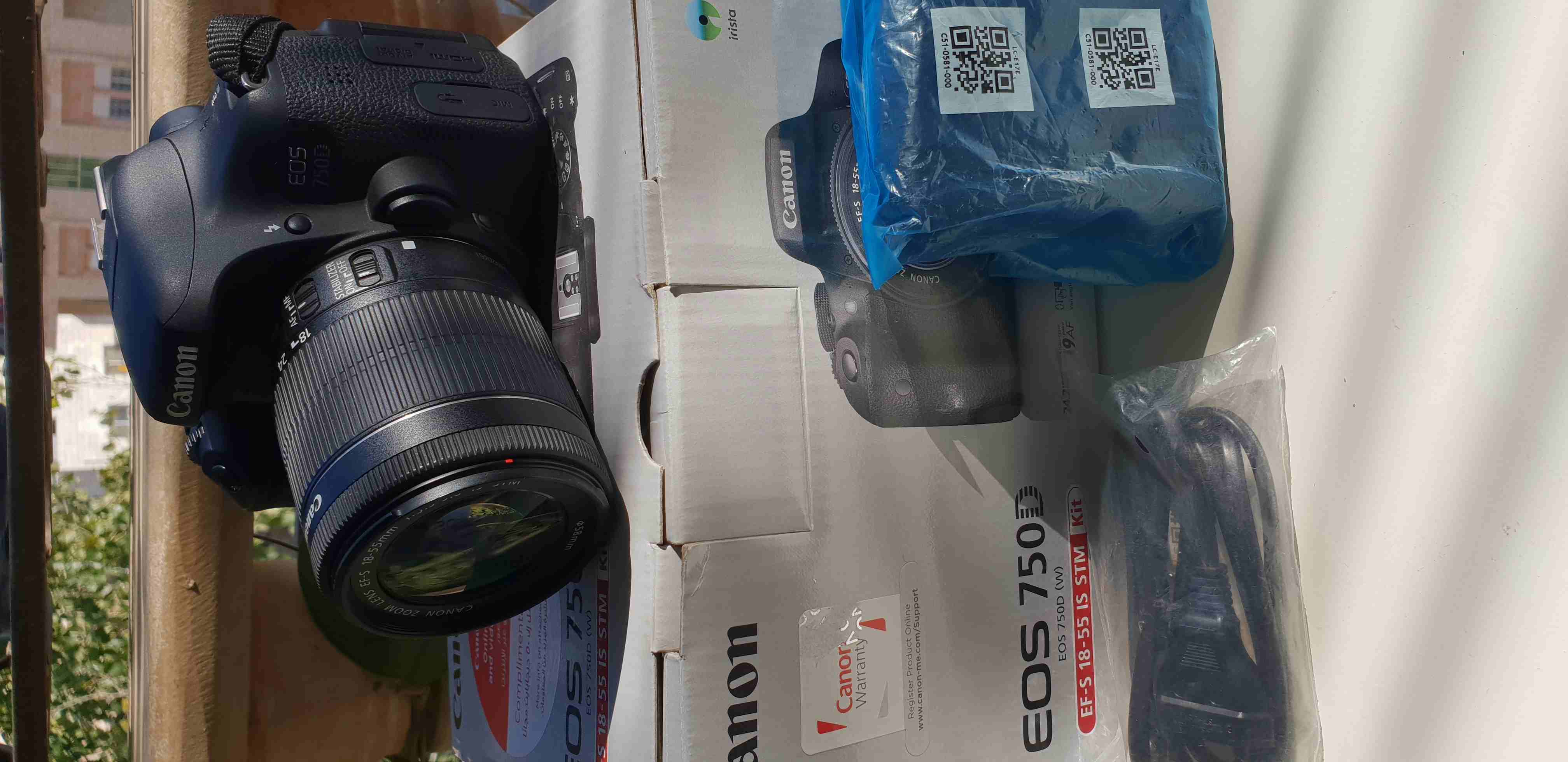 كاميرا كانون 750d وكالة مع كرتونة وكامل الاغراض مع عدسة 18-55mm stm                                            


	 				لا تنسَ أنك شاهدت هذا الإعلان في عنكبوت...