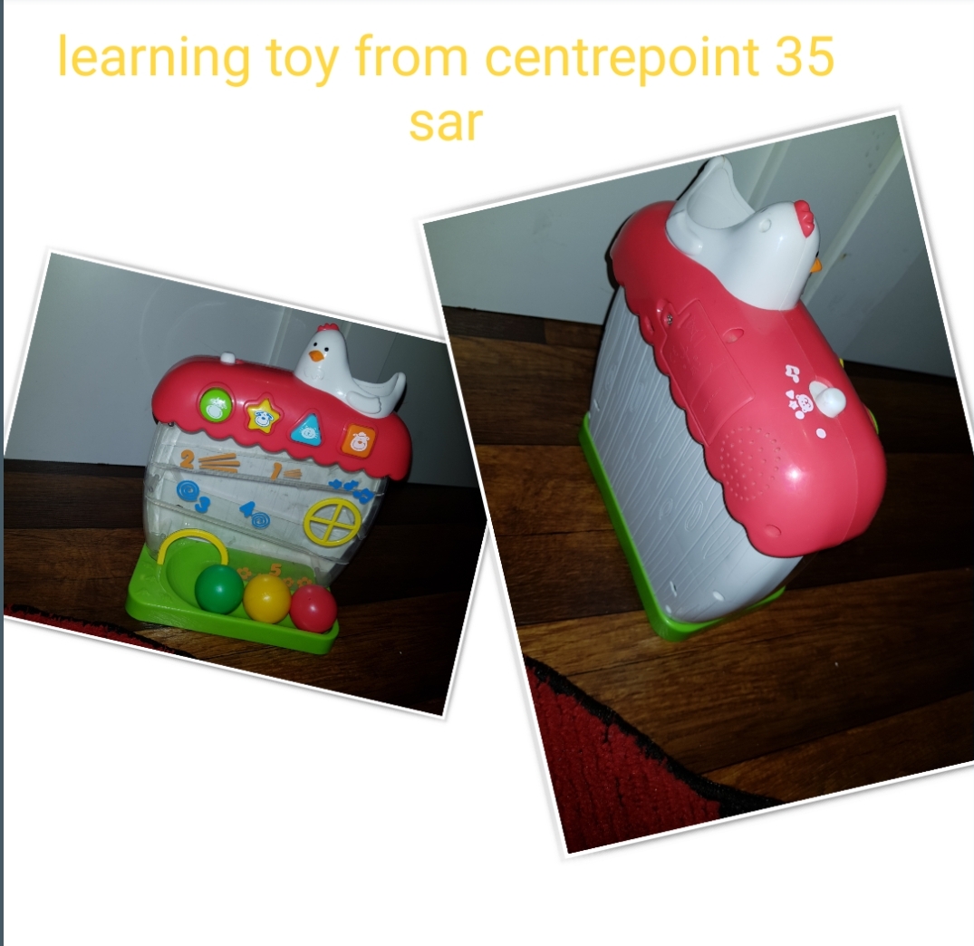 toys from centrepoint
لا تنسَ أنك شاهدت هذا الإعلان في عنكبوت
very gd condition...