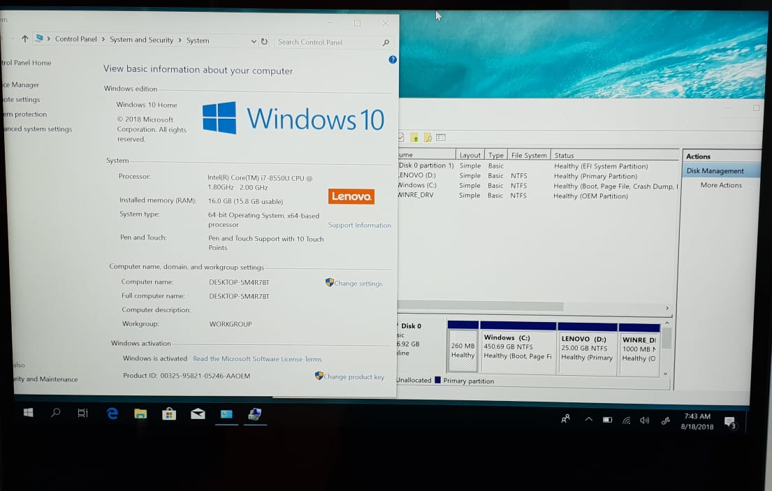 شاشه كمبيوتر متكامل من شركة lenovo. جميل ورائعه اجهزتنا اطلب قبل نفاذ الكميه
لا تنسَ أنك شاهدت هذا الإعلان في عنكبوت...
