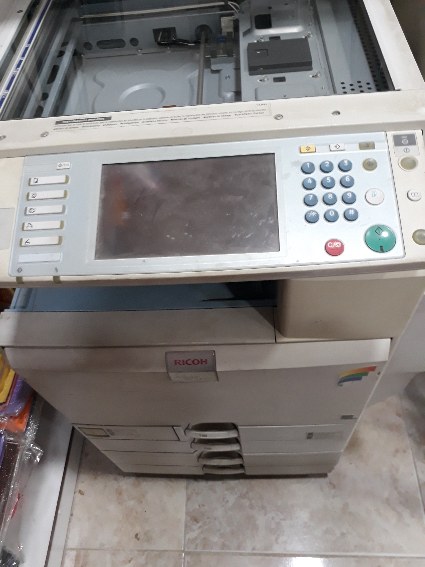 ماكينة تصوير Ricoh mp c4500 بحالة جيدة للبيع
لا تنسَ أنك شاهدت هذا الإعلان في عنكبوت
مااكينة...