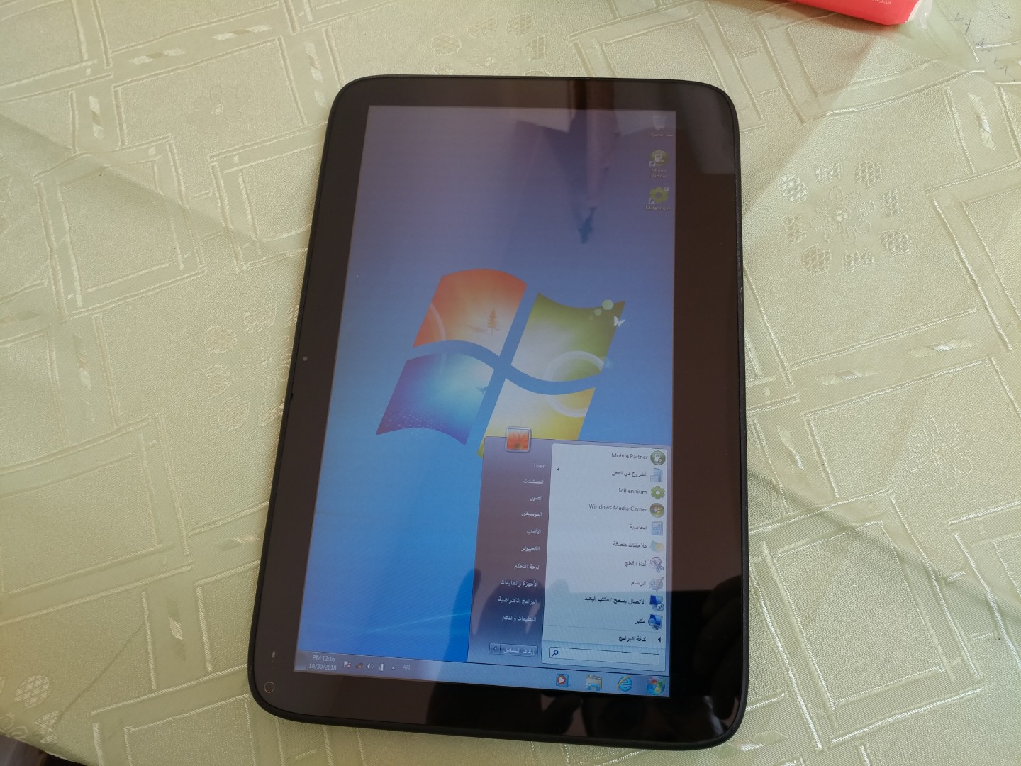 تابلت EXOPC ( ويندوز 7, انتل اتوم 1.66Ghz, رام 2Gb , هاردسك 64Gb SSD ,شاشة "11.6 HD , شريحة 3G)
لا تنسَ أنك شاهدت هذا الإعلان في عنكبوت...