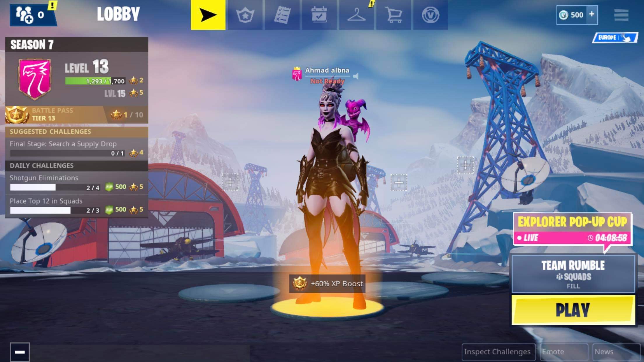 حساب فورت نايت للبيع
لا تنسَ أنك شاهدت هذا الإعلان في عنكبوت
كل في الحساب موضح في الصور بقبل...