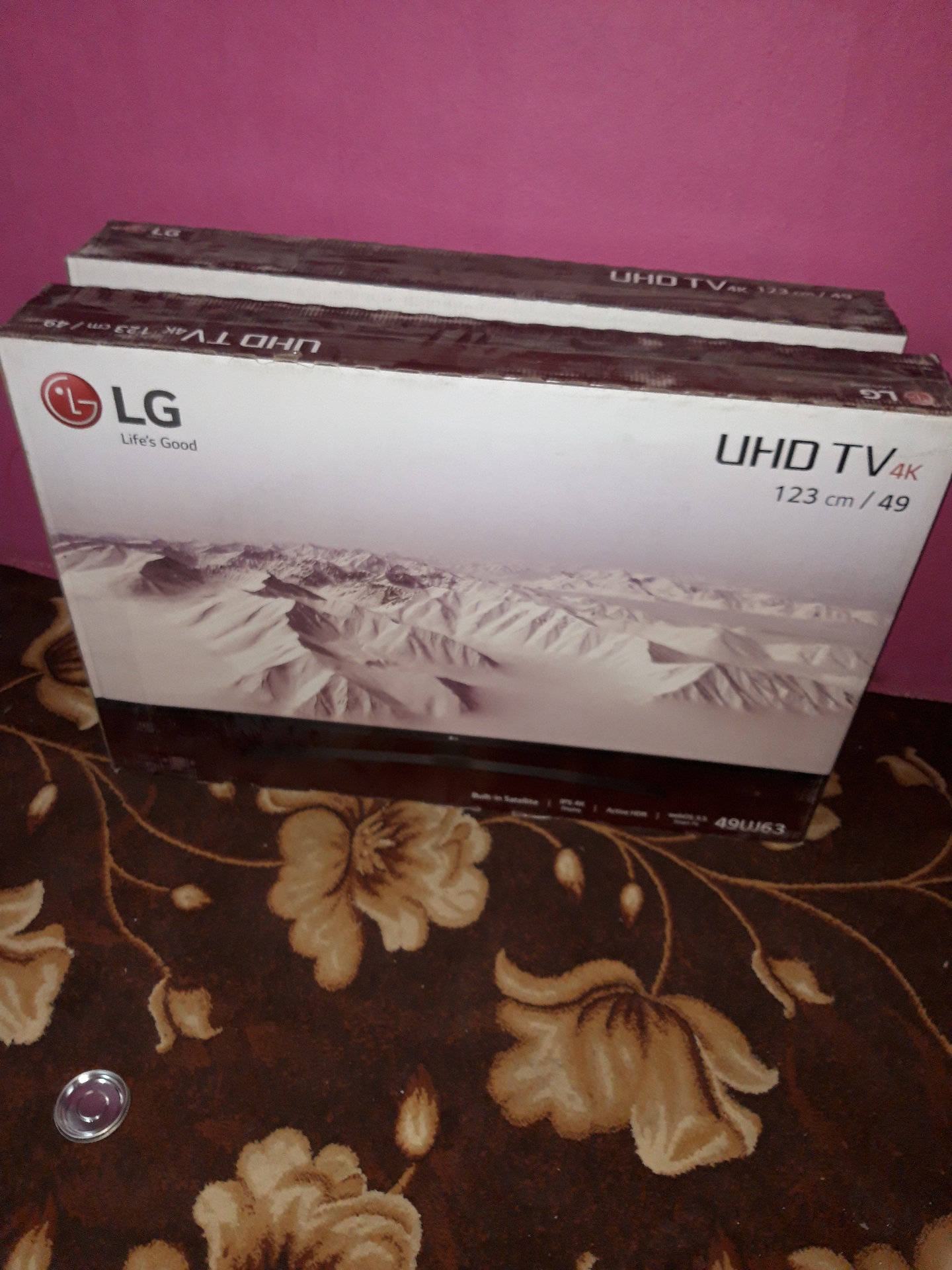 شاشة LG جديدة بالكرتون
49 بوصة سمارت 4K لم تفتح
لا تنسَ أنك شاهدت هذا الإعلان في عنكبوت
السل...