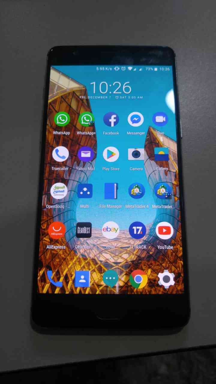 هاتف oneplus 3t
لا تنسَ أنك شاهدت هذا الإعلان في عنكبوت
اللون رمادي
الشاشة 5.5انش سوبر امولد...