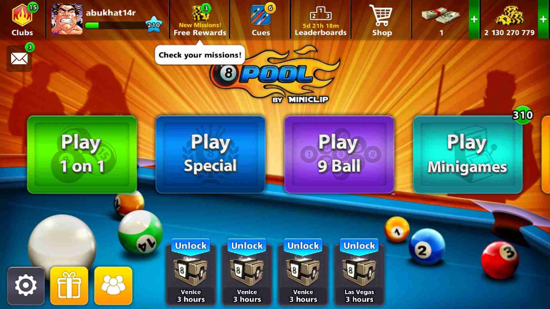 حساب لعبة 8ball بلياردو بجنن                                            


	 				لا تنسَ أنك شاهدت هذا الإعلان في عنكبوت            
	 				
                                حساب 2مليار 
و16ليجندري...