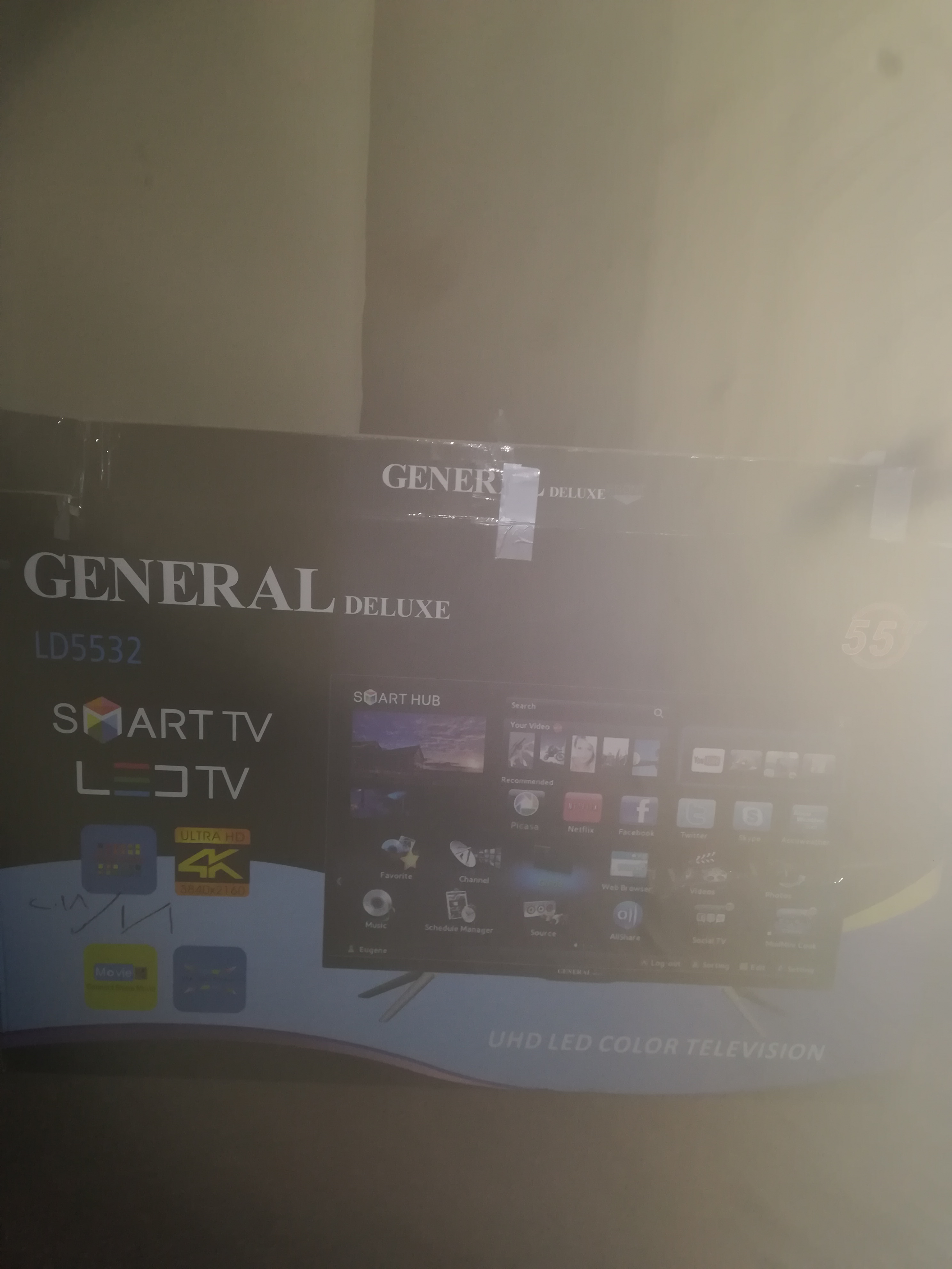شاشة جنيرال دليوكس بعدها على وضع الشركه 55 سمارت 4k استخدام بصيط                                            


	 				لا تنسَ أنك شاهدت هذا الإعلان في عنكبوت...