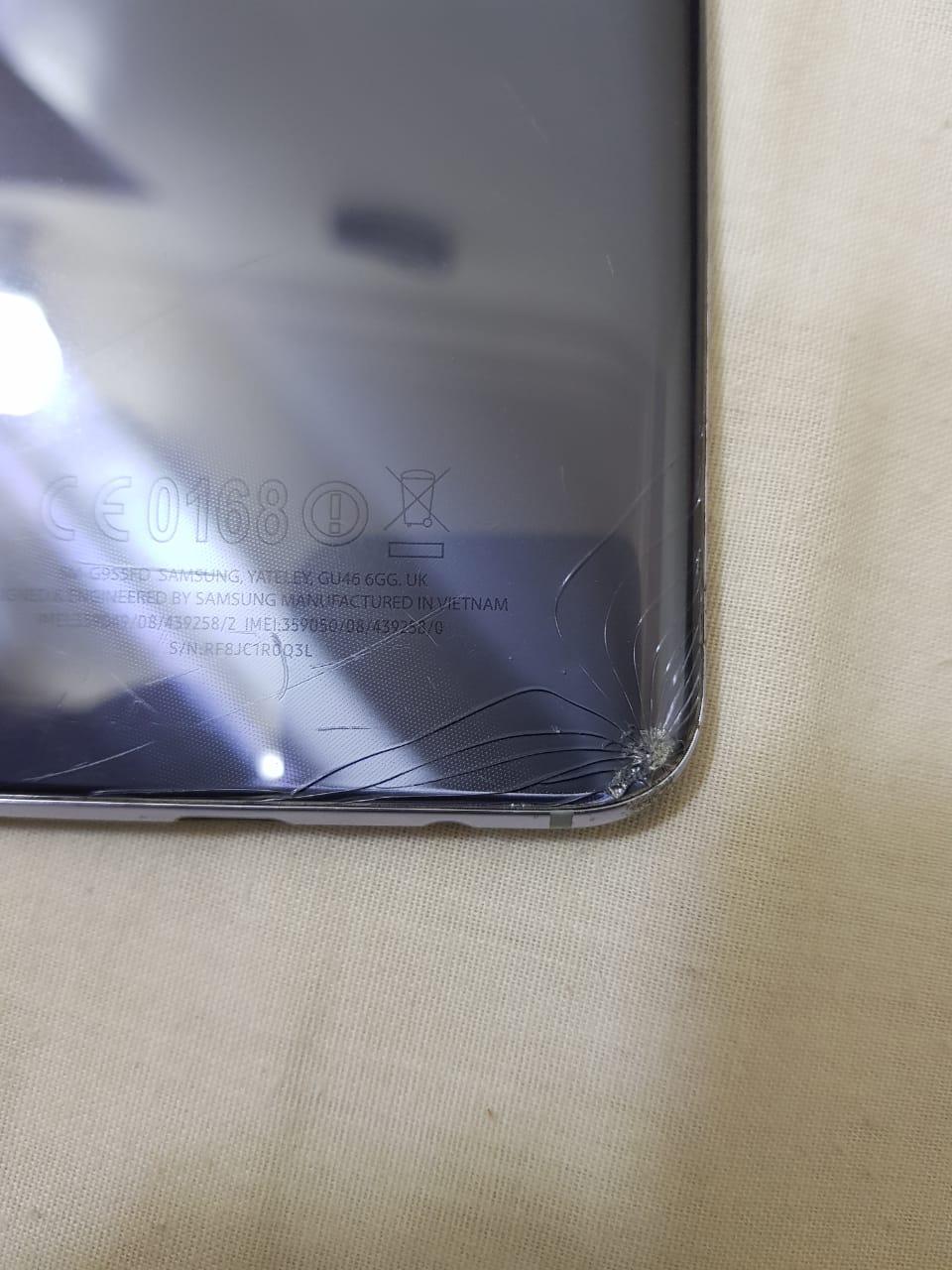 Samsung s8 plus little back glass ok
لا تنسَ أنك شاهدت هذا الإعلان في عنكبوت
Samsung s8 plus...