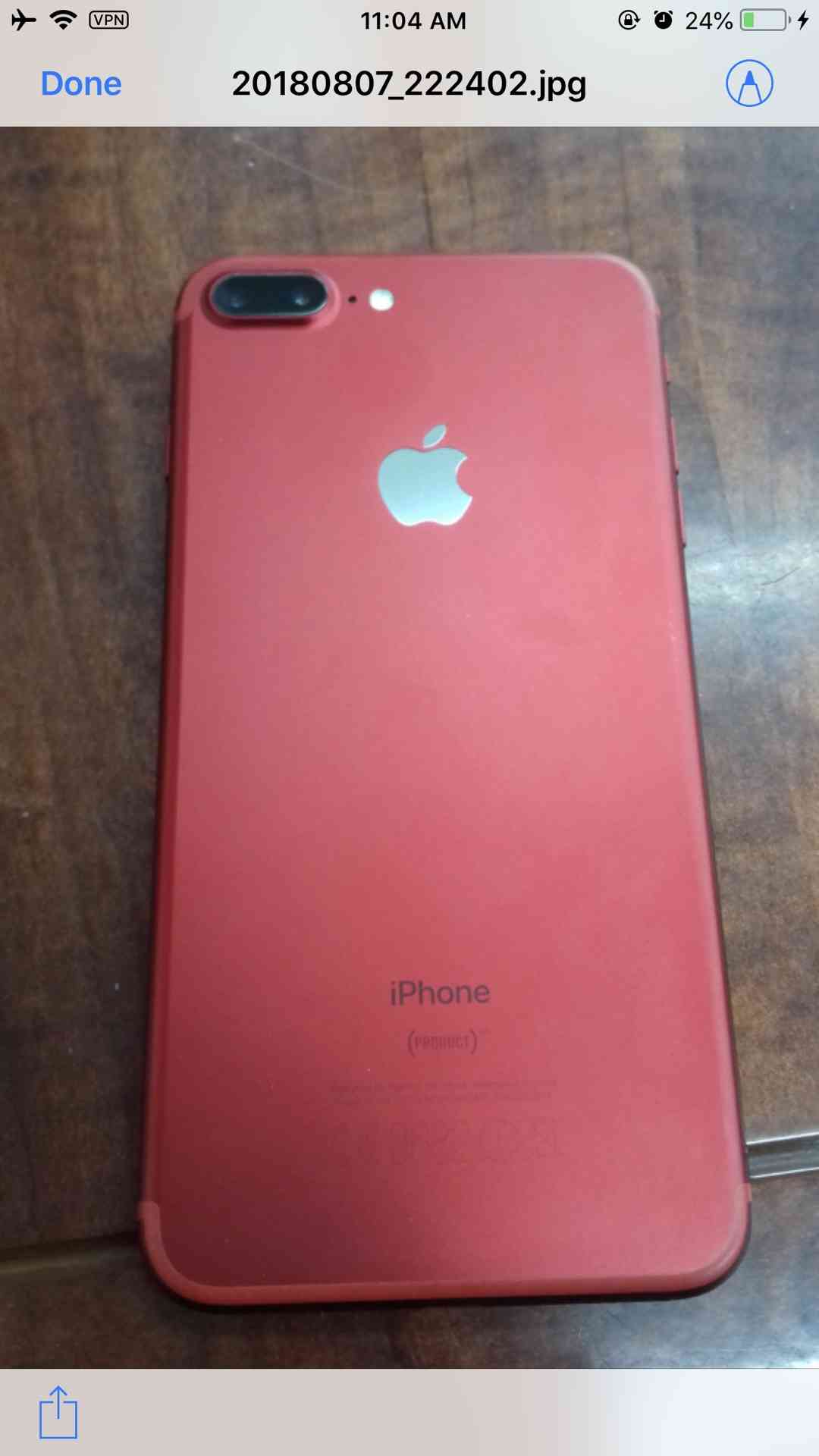 Apple IPhone 7 Plus Red 128 GB
لا تنسَ أنك شاهدت هذا الإعلان في عنكبوت
, Excellent Condition...