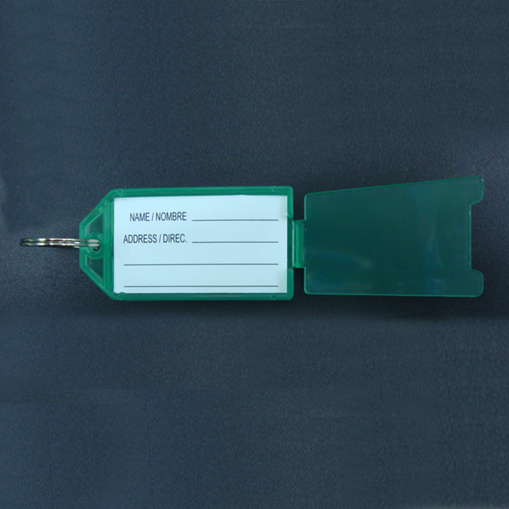 40x Plastic Luggage ID Tags Label Key Keychain Suitcase Bag Fobs Ring Name Card
لا تنسَ أنك شاهدت هذا الإعلان في عنكبوت...