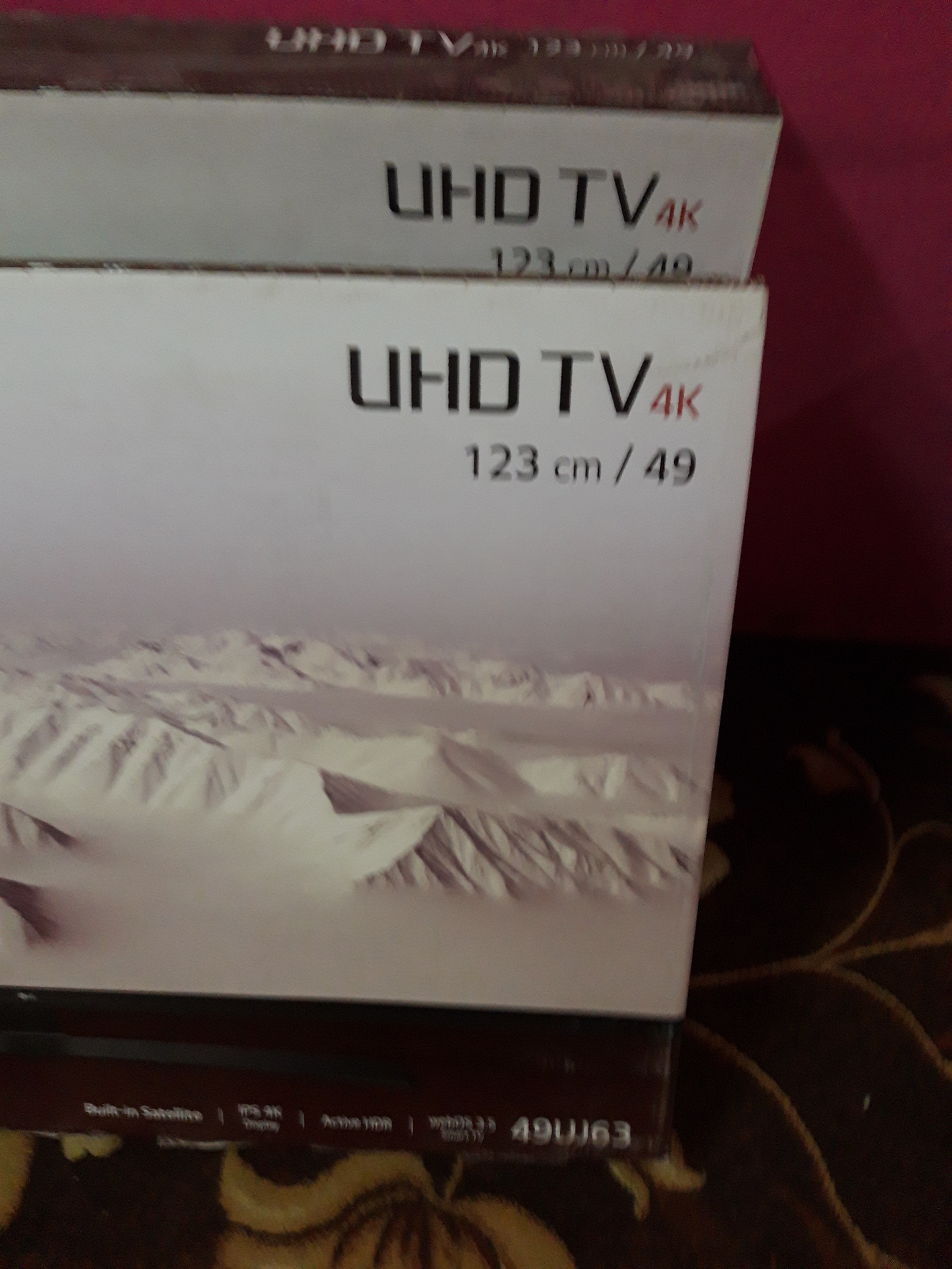 شاشة LG جديدة بالكرتون
49 بوصة سمارت 4K لم تفتح
لا تنسَ أنك شاهدت هذا الإعلان في عنكبوت
السل...