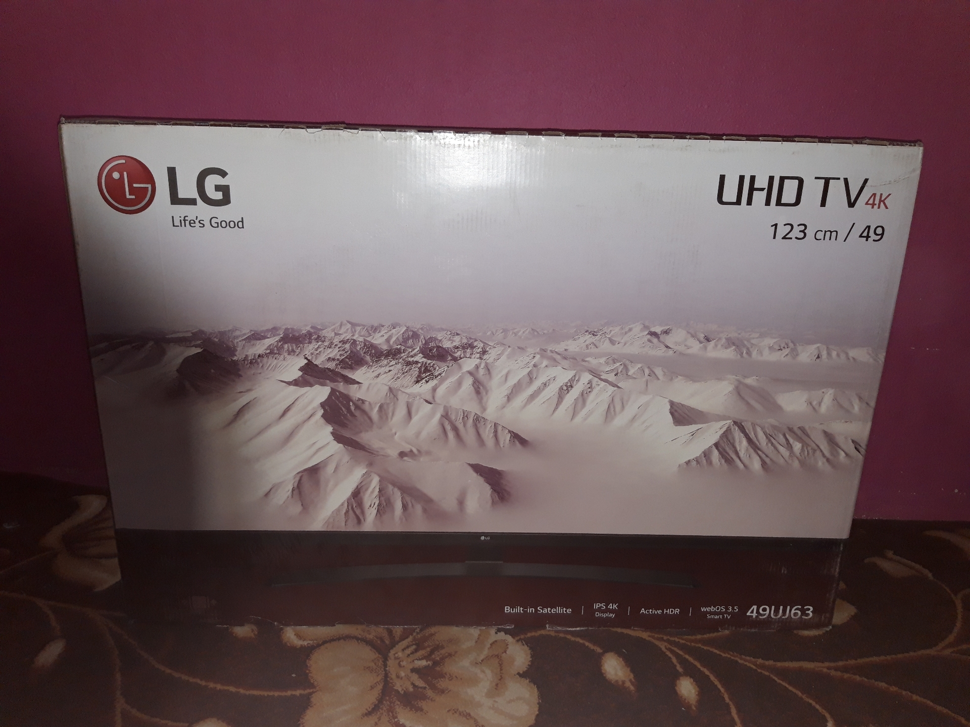 شاشة LG جديدة بالكرتون
49 بوصة سمارت 4K لم تفتح
لا تنسَ أنك شاهدت هذا الإعلان في عنكبوت
السل...