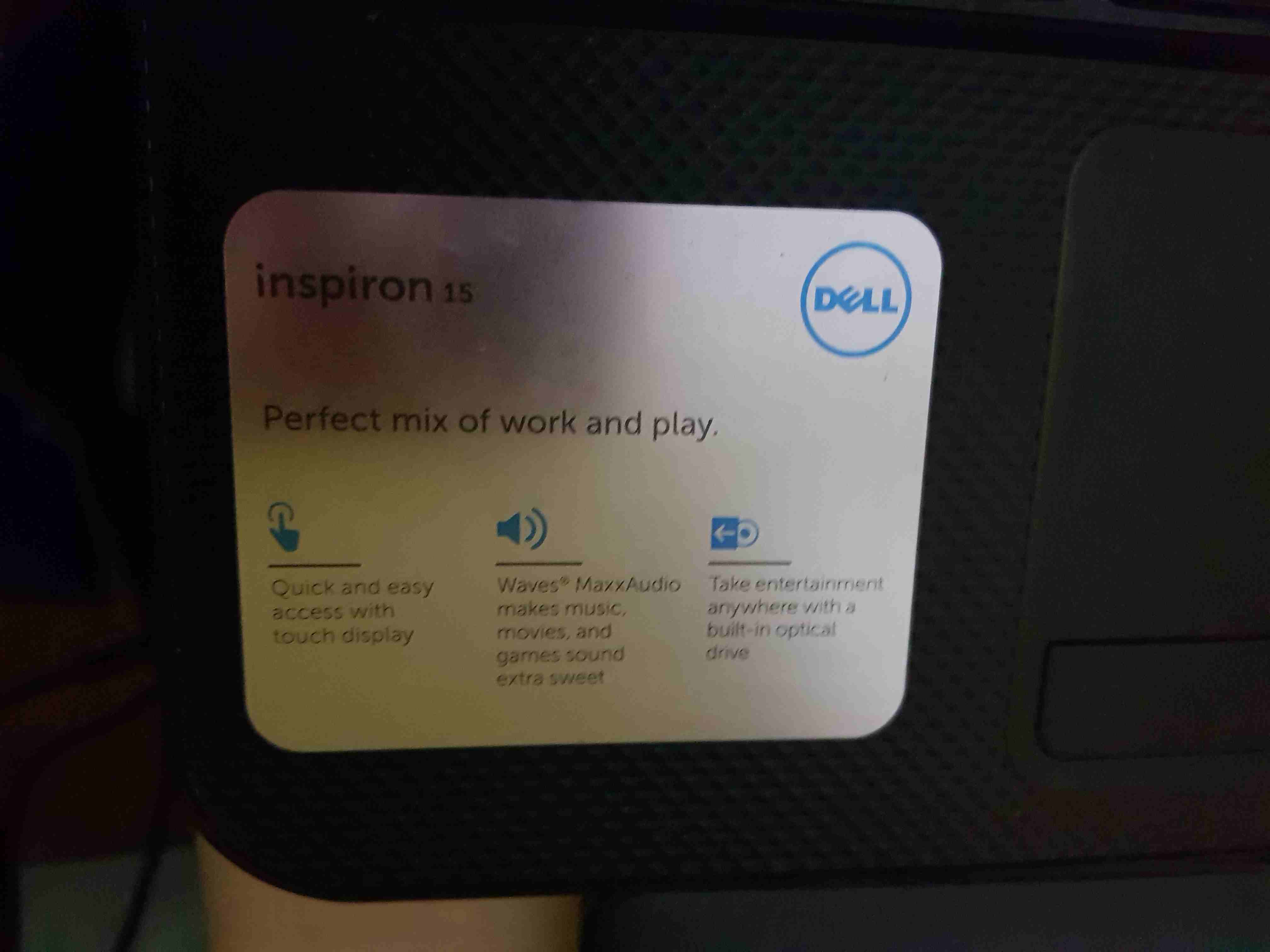 لابتوب - DELL - Inspiron
لا تنسَ أنك شاهدت هذا الإعلان في عنكبوت
لابتوب ديل Inspiron -شاشه تاج تا...