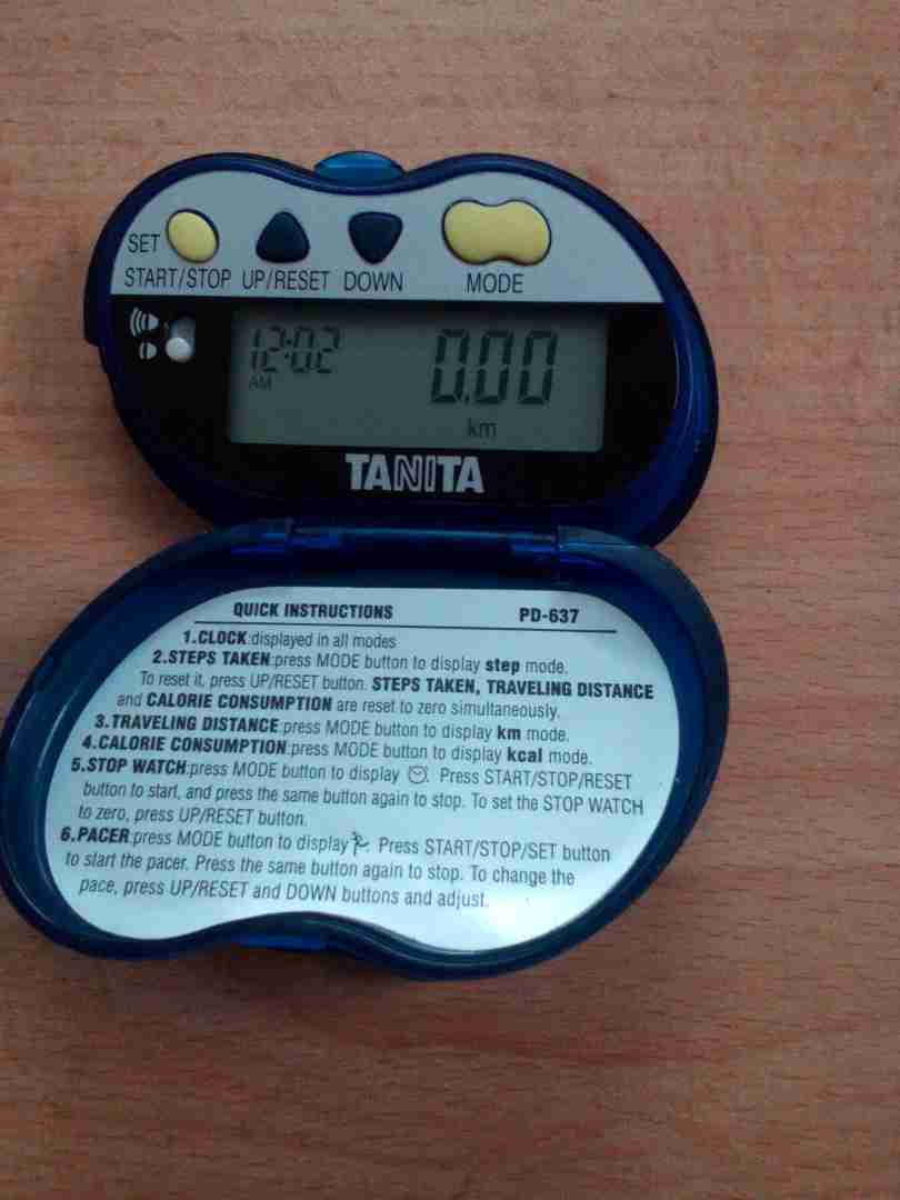 pedometer -tanita الاتحاد الاوربي
لا تنسَ أنك شاهدت هذا الإعلان في عنكبوت
pedometer للرياضيي...