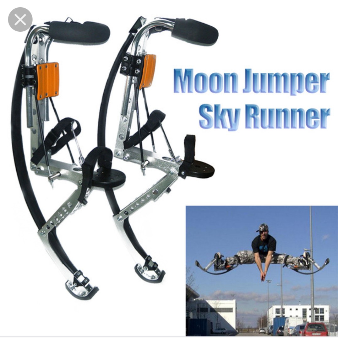 Jumping Stilts
لا تنسَ أنك شاهدت هذا الإعلان في عنكبوت
Amazing way to exercise....