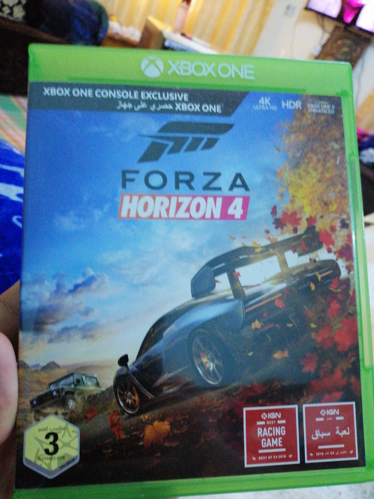 forza horizon 4 للبيع فقط                                            


	 				لا تنسَ أنك شاهدت هذا الإعلان في عنكبوت            
	 				
                                العبه نظيفة مستعمله مره وحد...