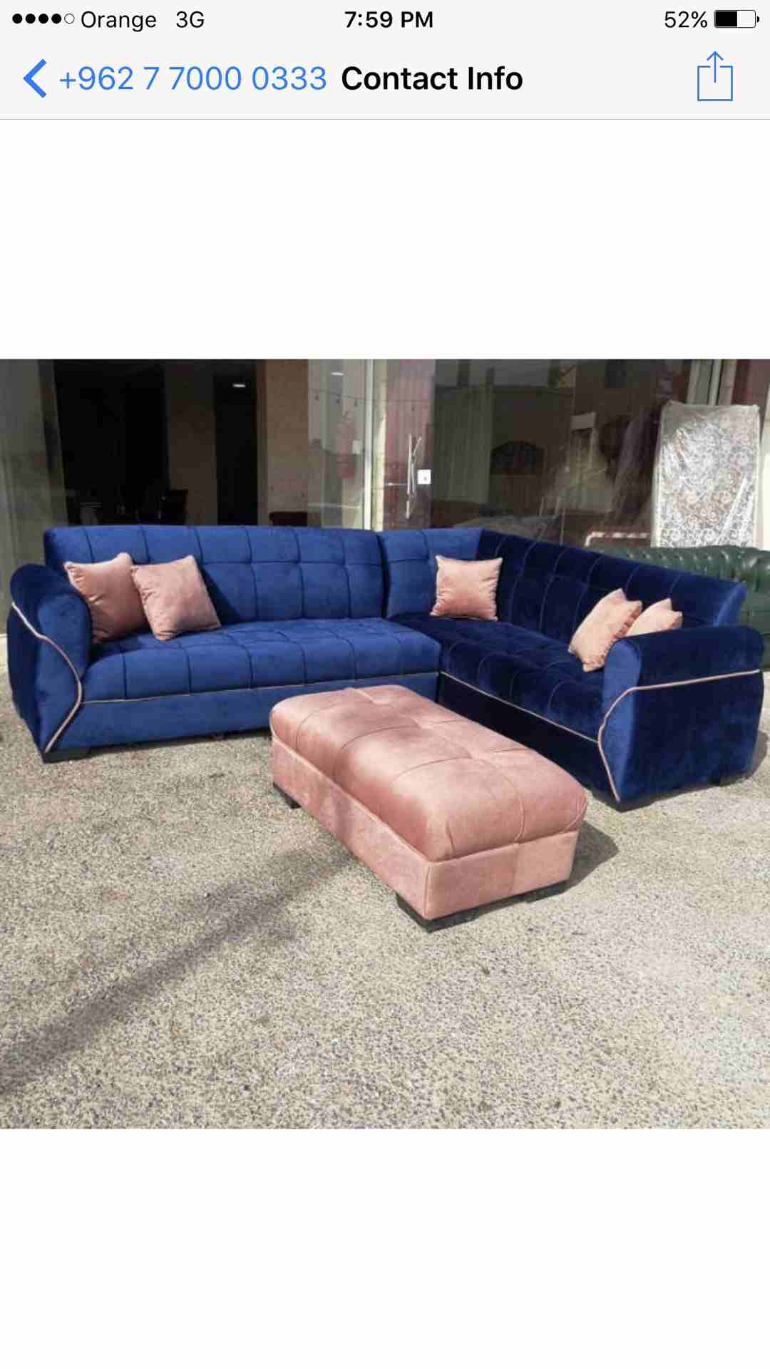 اطقم كنب كورنرات
لا تنسَ أنك شاهدت هذا الإعلان في عنكبوت
طقم كورنر مجوزة
خشب قراط 2،50
اسفنج ض...