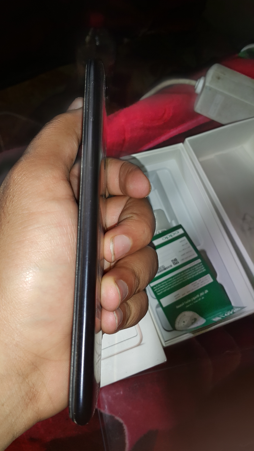 oppo f5                                            


	 				لا تنسَ أنك شاهدت هذا الإعلان في عنكبوت            
	 				
                                اوبو f5حالته نظيف مفهوش اى خدش رماد 3 مساحة 3...