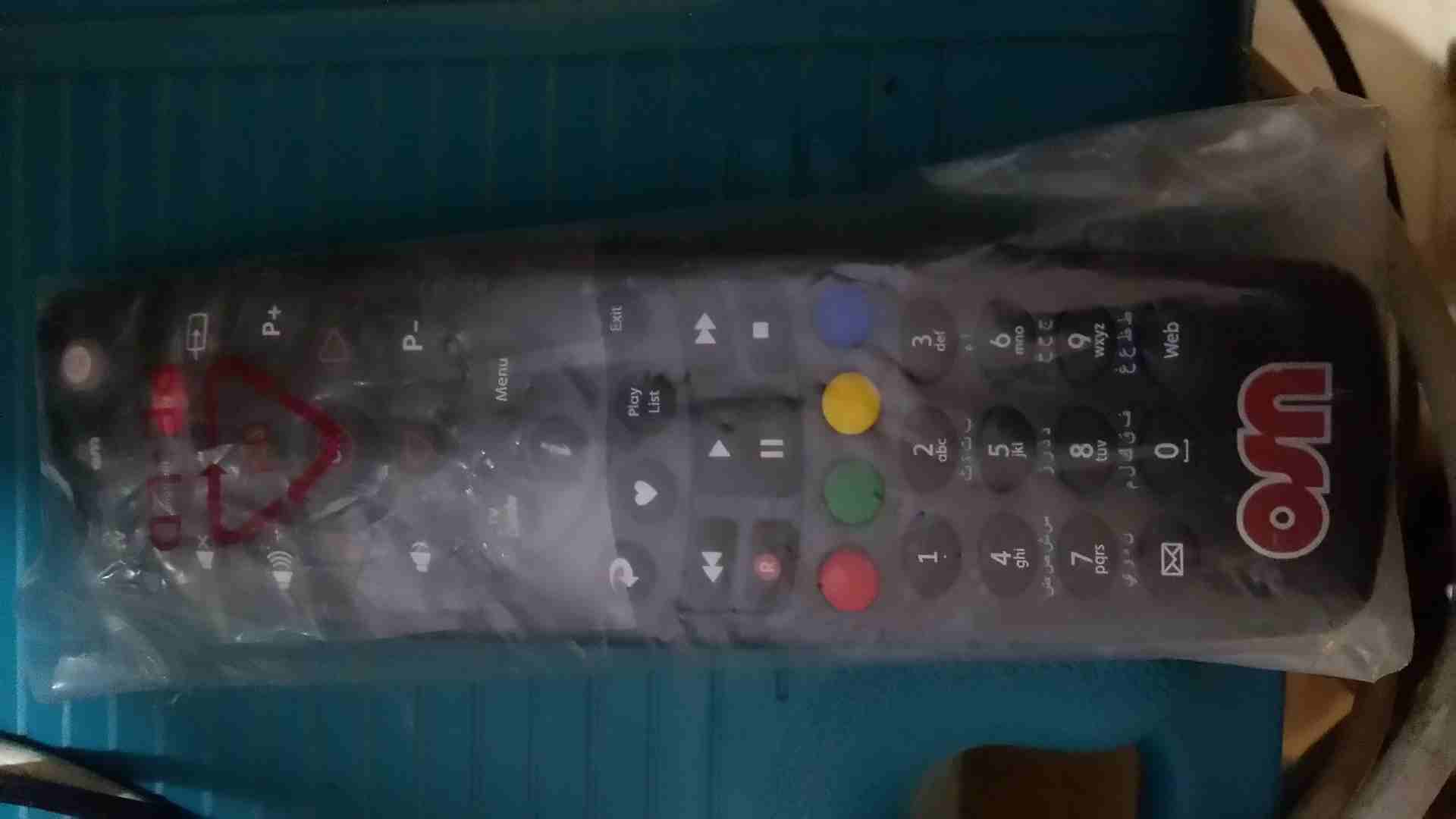 ريموت OSN                                            


	 				لا تنسَ أنك شاهدت هذا الإعلان في عنكبوت            
	 				
                            للبيع ريموت ريسيفر...OSN... جديد...0791821559...