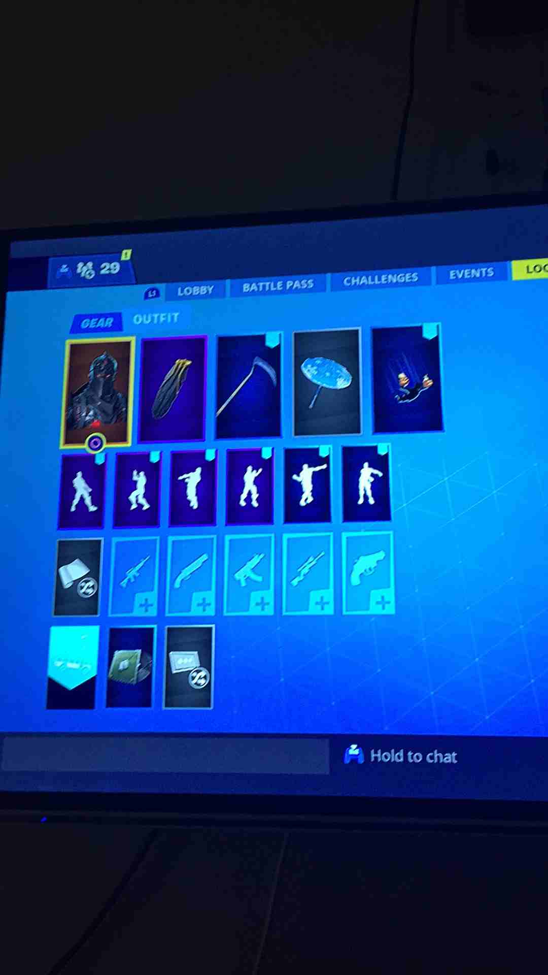 حساب فورتنايت من السيزن الاول فيه بلاك نايت black knight
لا تنسَ أنك شاهدت هذا الإعلان في عنكبوت...