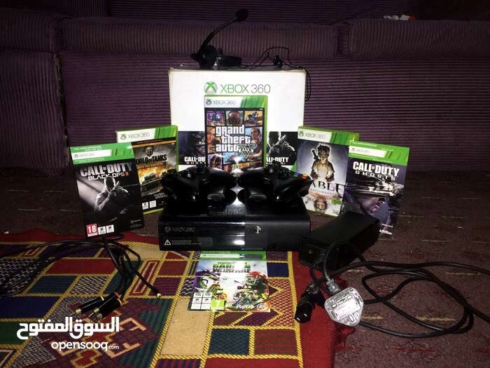 xbox 360                                            


	 				لا تنسَ أنك شاهدت هذا الإعلان في عنكبوت            
	 				
                                New condition
500 gb
2 controller
With games...