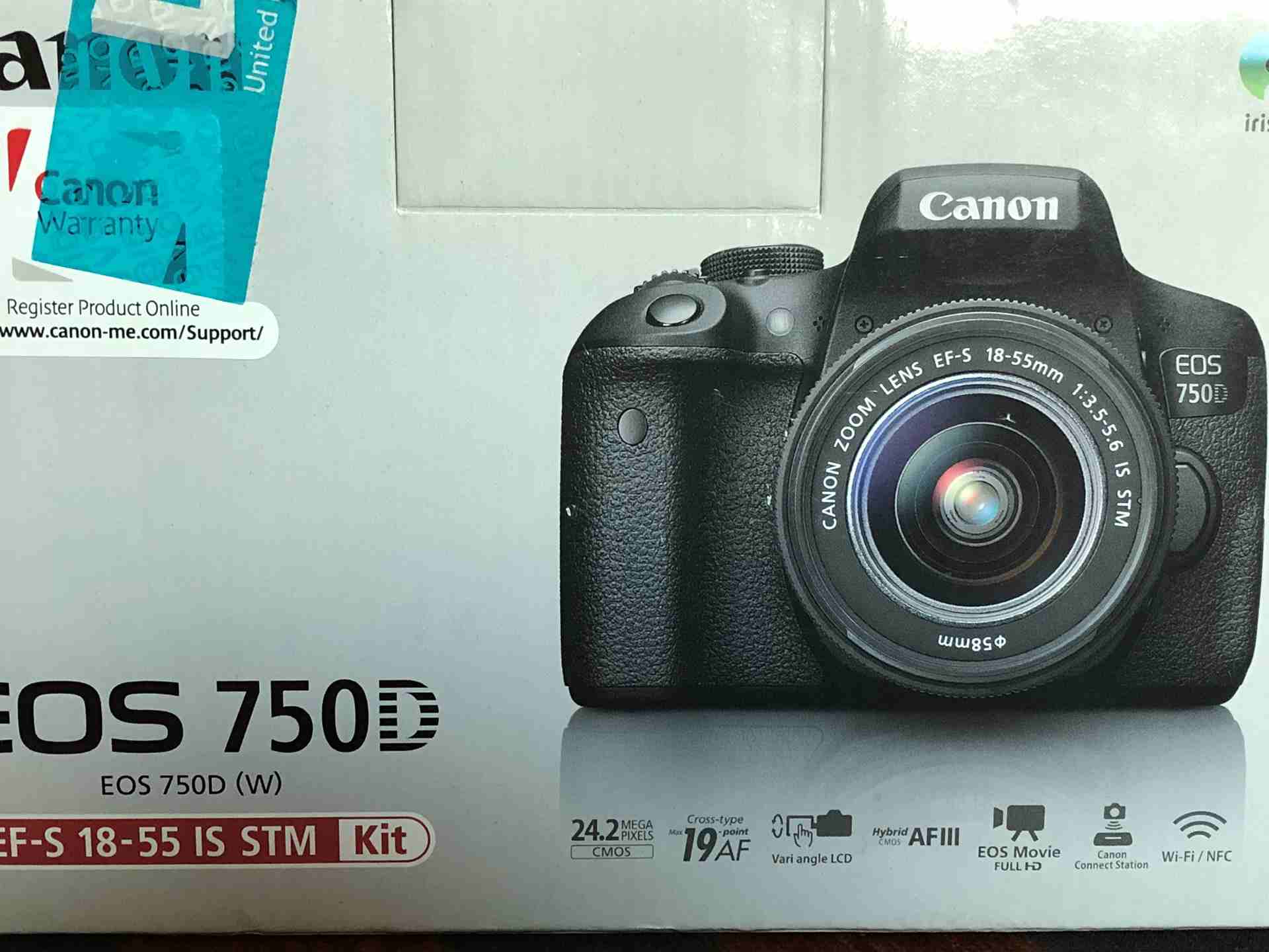 Canon 750D كانون                                            


	 				لا تنسَ أنك شاهدت هذا الإعلان في عنكبوت            
	 				
                            كانون 750D بحال الوكالة بالكرتونة
يا دوب...