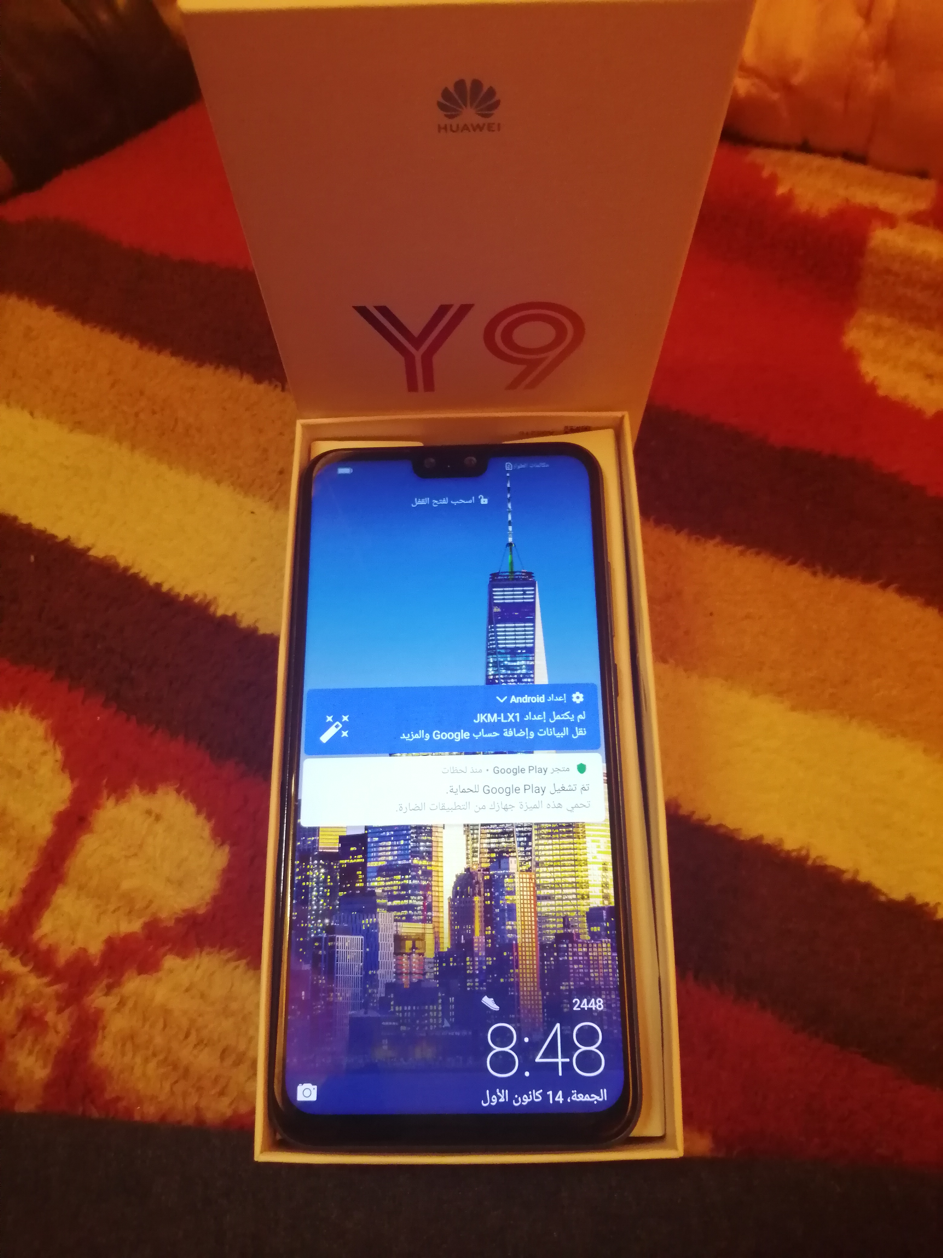 هواوي Y9 2019 وكاله مستعمل اسبوع كامل اغراضو للبيع بسعر160 نهانئ
لا تنسَ أنك شاهدت هذا الإعلان في عنكبوت...