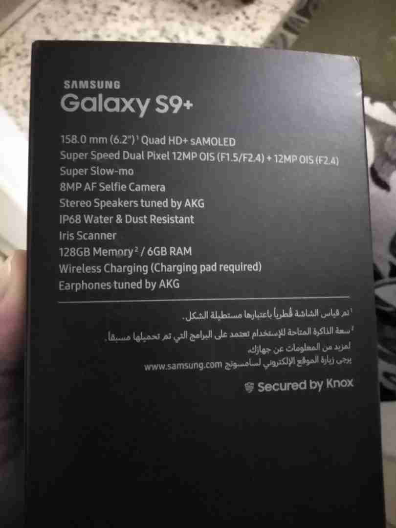 سامسونج Samsung S9 Plus 128GB جديد كرتونة مسكرة
لا تنسَ أنك شاهدت هذا الإعلان في عنكبوت
موباي...
