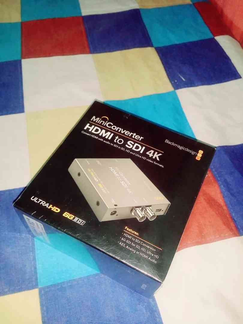 Black Magic Design (HDMI TO SDI, SDI TO HDMI Converter)                                            


	 				لا تنسَ أنك شاهدت هذا الإعلان في عنكبوت...