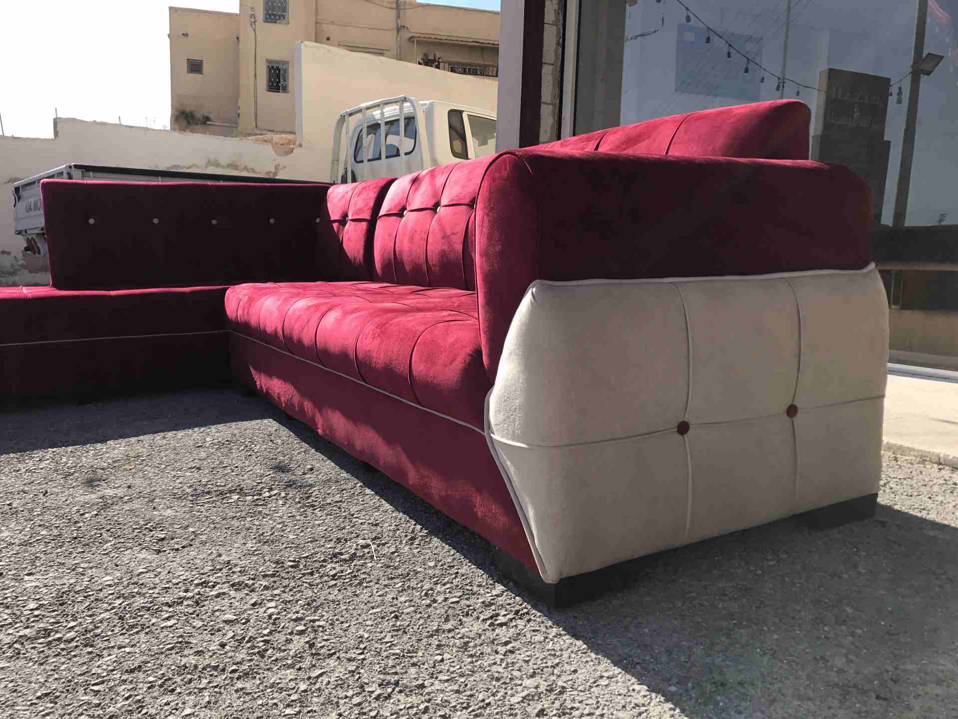 اطقم كنب كورنرات
لا تنسَ أنك شاهدت هذا الإعلان في عنكبوت
طقم كورنر مجوزة
خشب قراط 2،50
اسفنج ض...