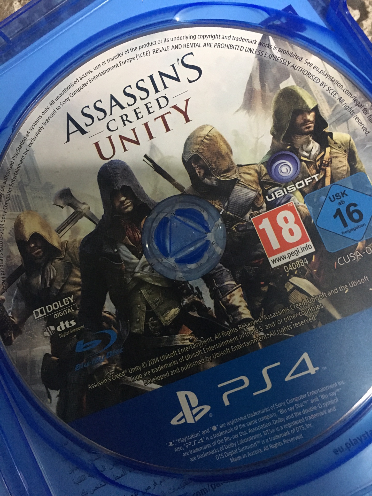 PS4 (Game)
لا تنسَ أنك شاهدت هذا الإعلان في عنكبوت
Assassins creed unity (عربي) 10دنانير
Ass...