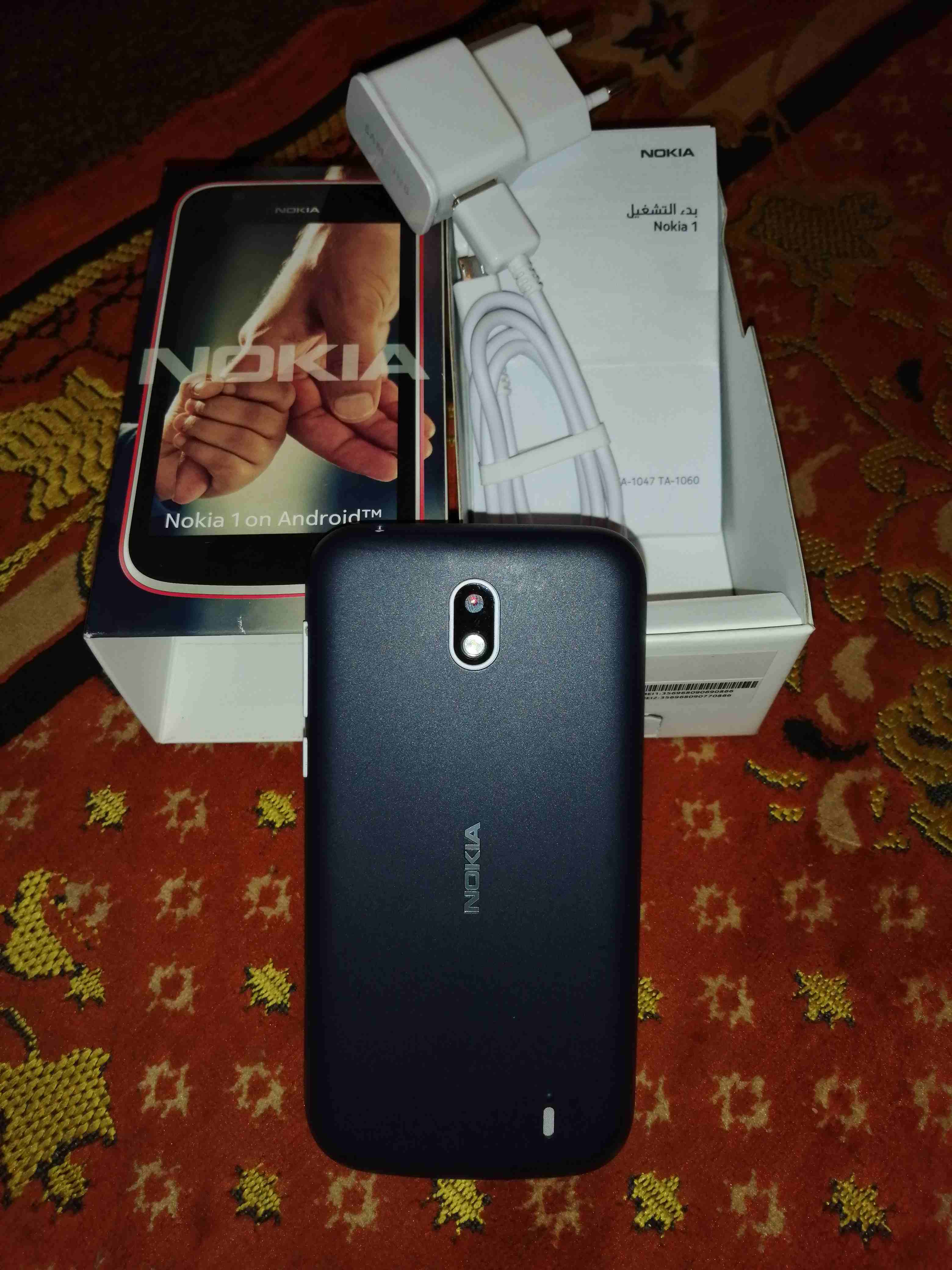 تستخدم إلى حد ما نوكيا 1 بعد البيع شاحن سامسونج وليس سماعة الرأس. <>. Nokia 1
لا تنسَ أنك شاهدت هذا الإعلان في عنكبوت...