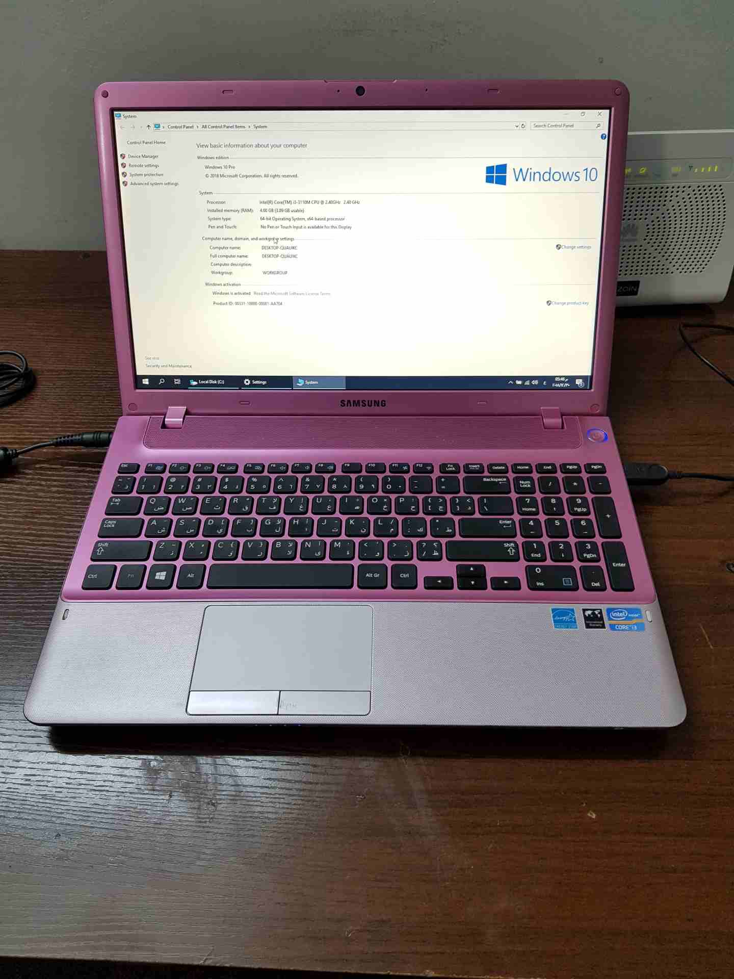 لاب توب سامسونج i3 بحال الوكالة
لا تنسَ أنك شاهدت هذا الإعلان في عنكبوت
laptop Samsung
CPU i3
ra...