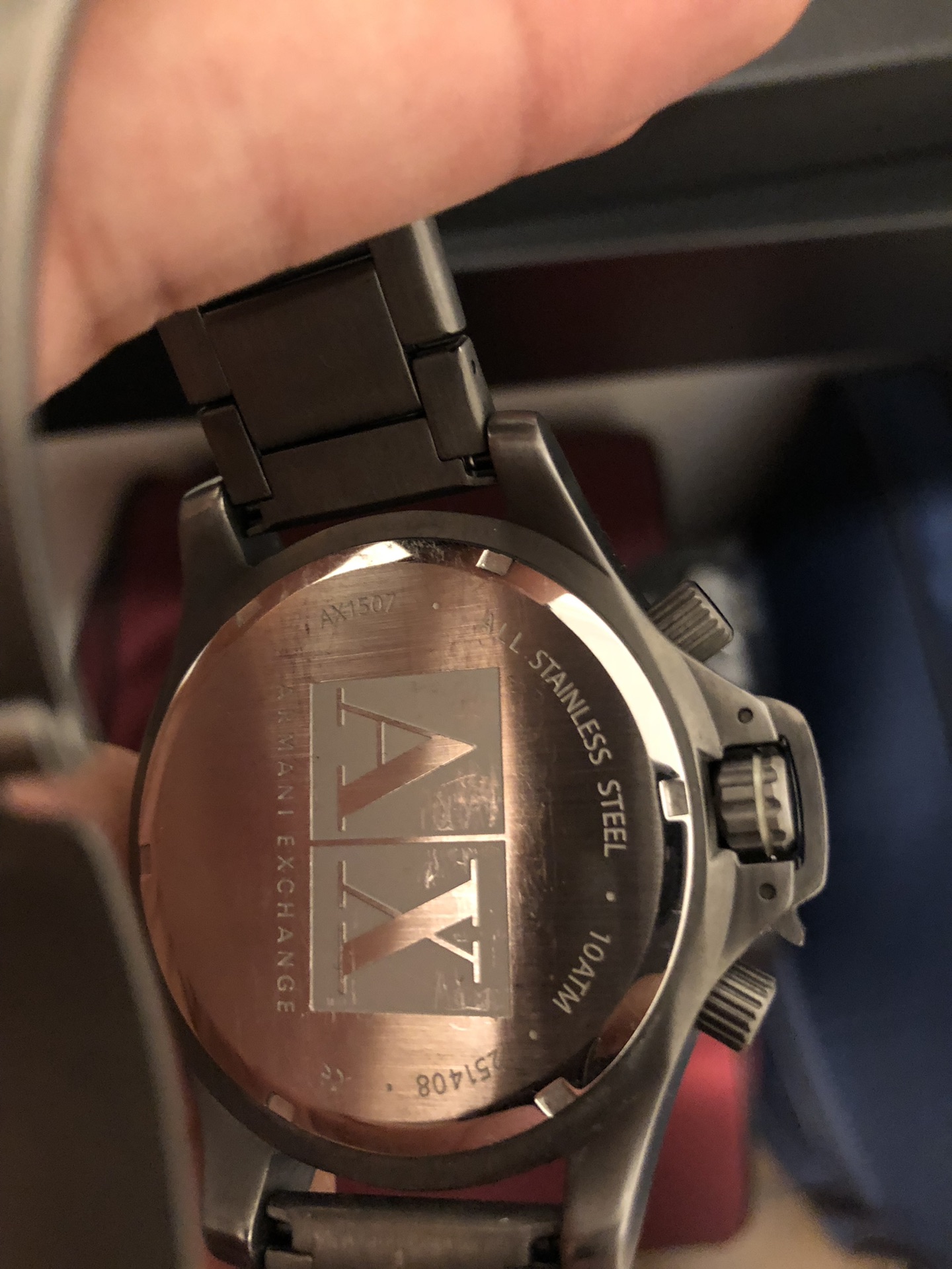ساعه ارماني اكستشينج للبيع                                            


	 				لا تنسَ أنك شاهدت هذا الإعلان في عنكبوت            
	 				
                                Model: AX 1507 
لم يتم است...