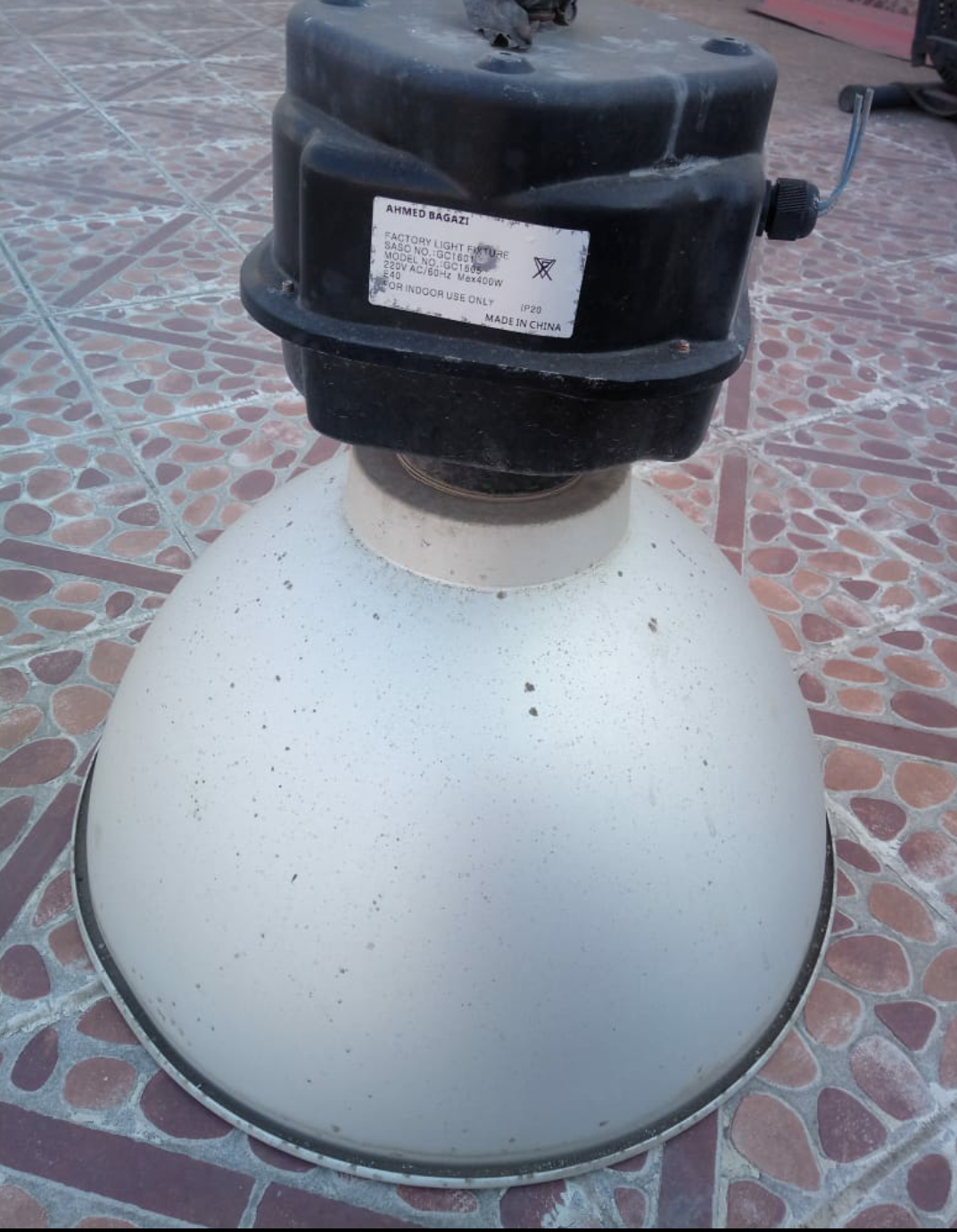 قاعدة لمبات مصنع 30 حبه
لا تنسَ أنك شاهدت هذا الإعلان في عنكبوت
400W
200v
استخدام اقل من 5 اشهر و...