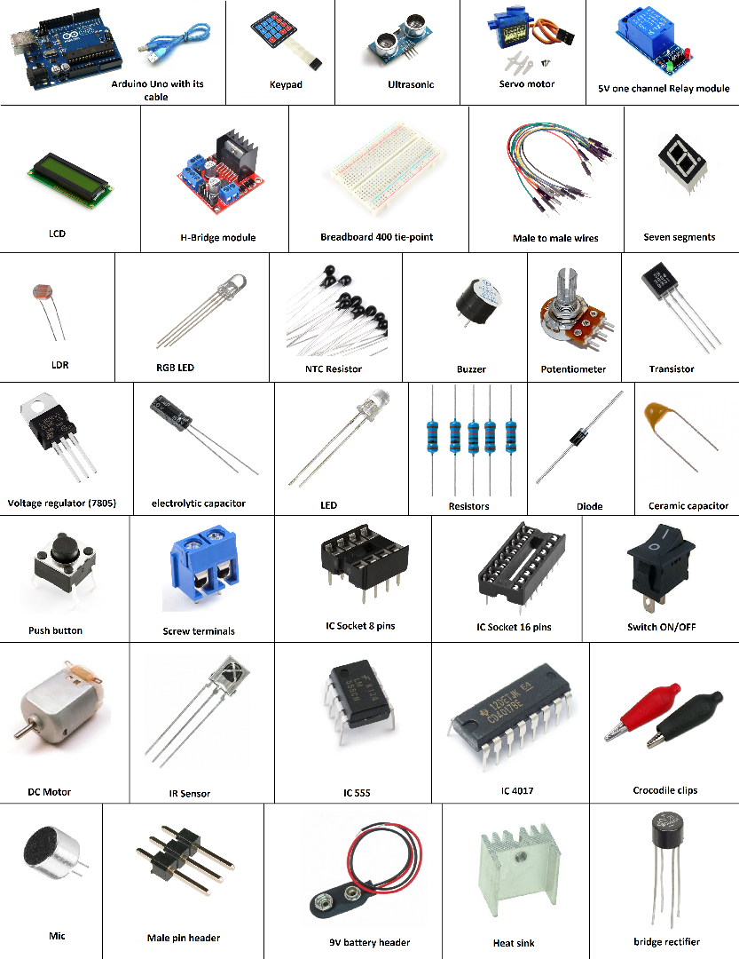 أردوينو ( Arduino )                                            


	 				لا تنسَ أنك شاهدت هذا الإعلان في عنكبوت            
	 				
                            كت أردوينو بحتوي على القطع التالية ::...