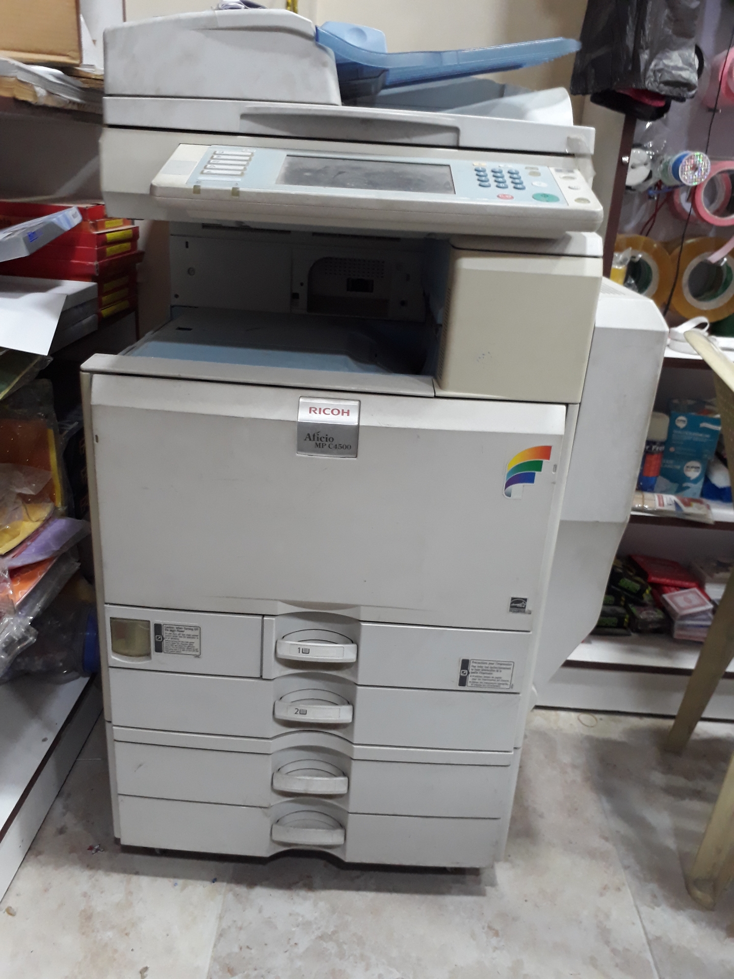 ماكينة تصوير  Ricoh mp c4500 بحالة جيدة للبيع                                            


	 				لا تنسَ أنك شاهدت هذا الإعلان في عنكبوت            
	 				
                                مااكينة...