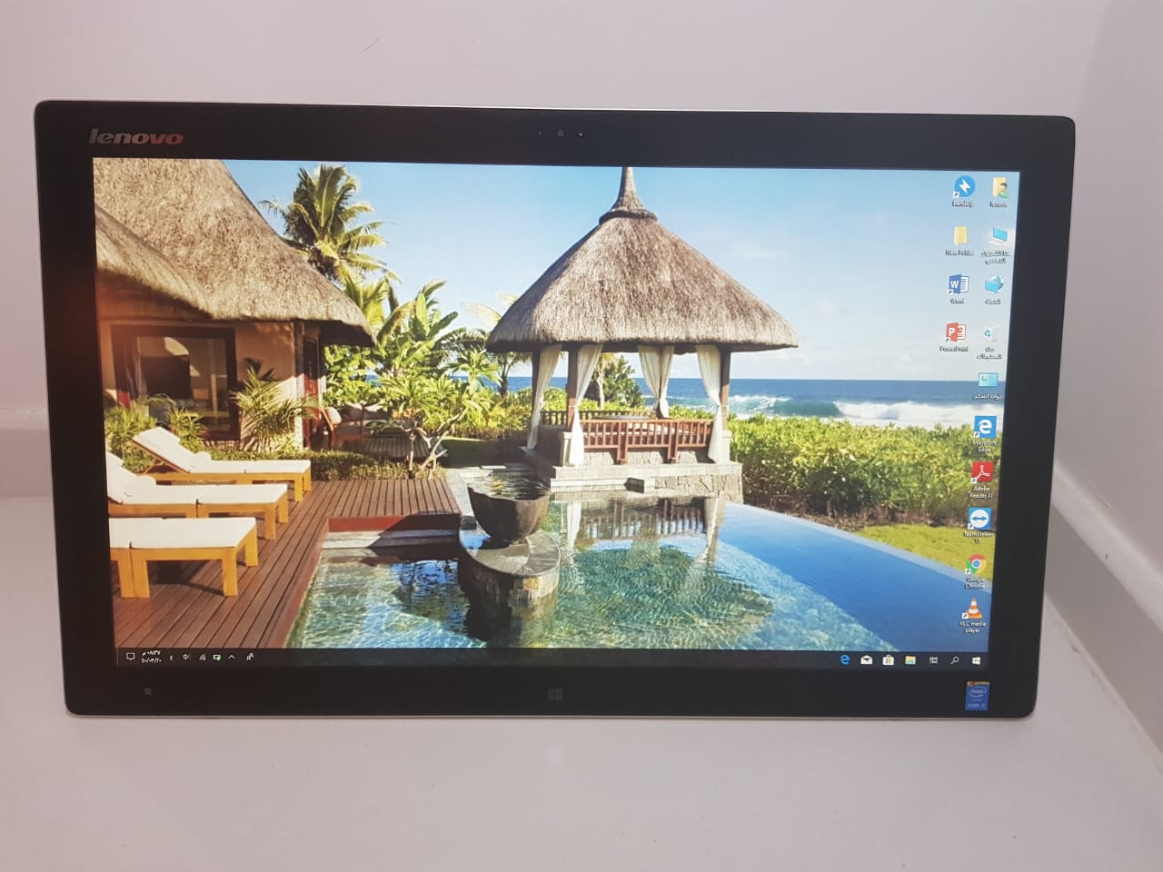 شاشه كمبيوتر متكامل من شركة lenovo. جميل ورائعه اجهزتنا اطلب قبل نفاذ الكميه
لا تنسَ أنك شاهدت هذا الإعلان في عنكبوت...