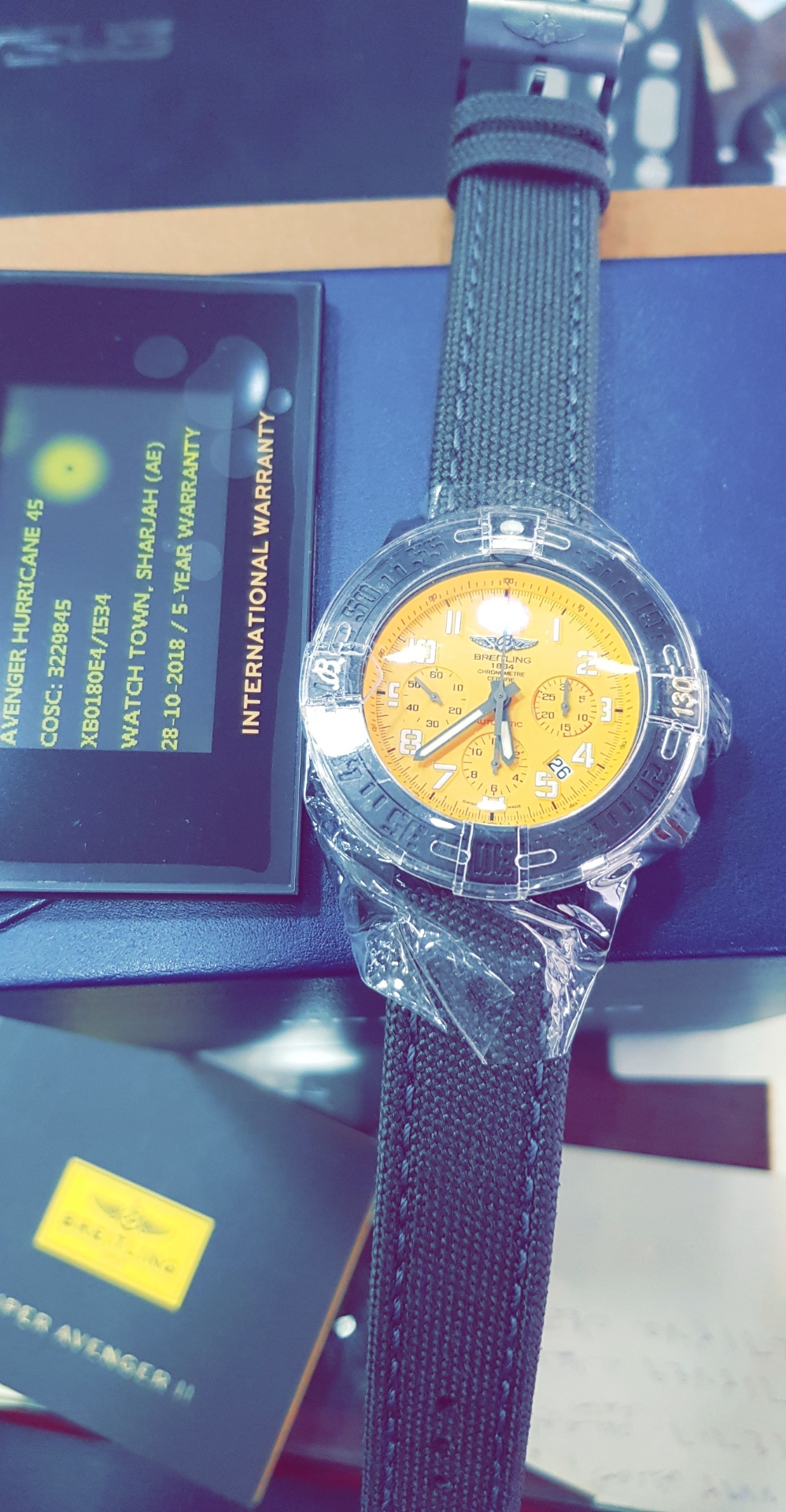 BREITLING SUPER AVENGAR
لا تنسَ أنك شاهدت هذا الإعلان في عنكبوت
ساعه بريتلنغ
فايبر كاربون مو...