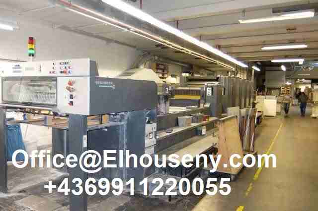 ماكينة طباعة هايدلبرج سبيد ماستر 5 لون HEIDELBERG SM-102-5-PP-LX


HEIDELBERG SM-102-5-PP-LX
عمر 1997
ALCOLOR-VARIO ملطف
مع TECHNOTRANS ،
CP-TRONIC،
تكلفة النقرة 1-04
HD AUTOPLATE ،
إعداد تنسيق مسبق ع...