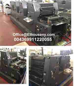 3 ماكينات طباعة هايدلبرج جى تى او 1 لون و 2 لون و 4 لون 
- HEIDELBERG GTO 52
عام 1984
ترطيب قياسي
نسخة زائد
في الإنتاج
انطباعات: 43 مليون
--------
- HEIDELBERG GTO 52 Z
عام 1987
آلة مستقيمة
الانطباعات...