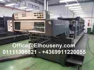 ماكينة طباعة هايدلبرج سبيد ماستر مقاس فرخ

 4 لون 

هايدلبرغ SM 102V + L
العمر: 1989
الألوان: 4
الحجم: 72 &times; 102 سم.
آلة مستقيمة
وحدة المغطس
تكلفة النقرة 1-02
CP-ترونيك
ALCOLOR الملطف
بالدوين الت...