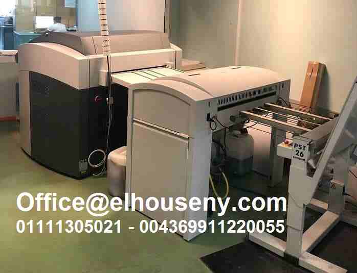 ماكينة طباعة الزنكات هايدلبرج سى تى بى HEIDELBERG SUPRASETTER A74
ATL (AUTO TOP LOADER)
لوحة داخلية
المعالج الحراري GLUNZ &amp; JENSEN C85
PLATE STACKER PST 26 C
كاسيتات الكمية: 2 (50 لوحة 0.3 ملم ، 1...