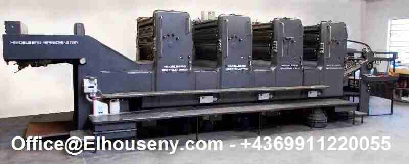 ماكينة طباعة هايدلبرج سبيد ماستر 4 لون موديل 1987 

HEIDELBERG SPEEDMASTER 102 V
4 ألوان
72X102
مباشرة
آلة ن 526002
عام 1987
تم إصلاحه في 2001 CPC 1.02 ALCOLOR
201111305021
شركه الحسينى